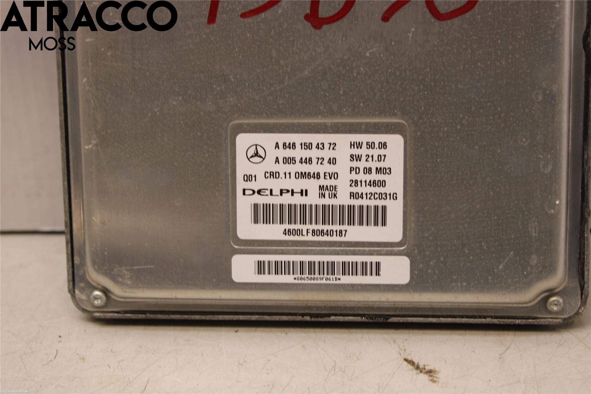 Mercedes-Benz MB C-KLASS (W204) 07-15 Styreenhet Dieselpumpe