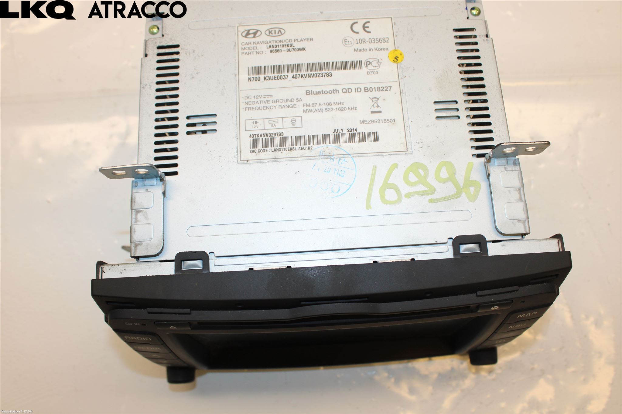 Kia SPORTAGE (SL) 11-15 Stereo Radio