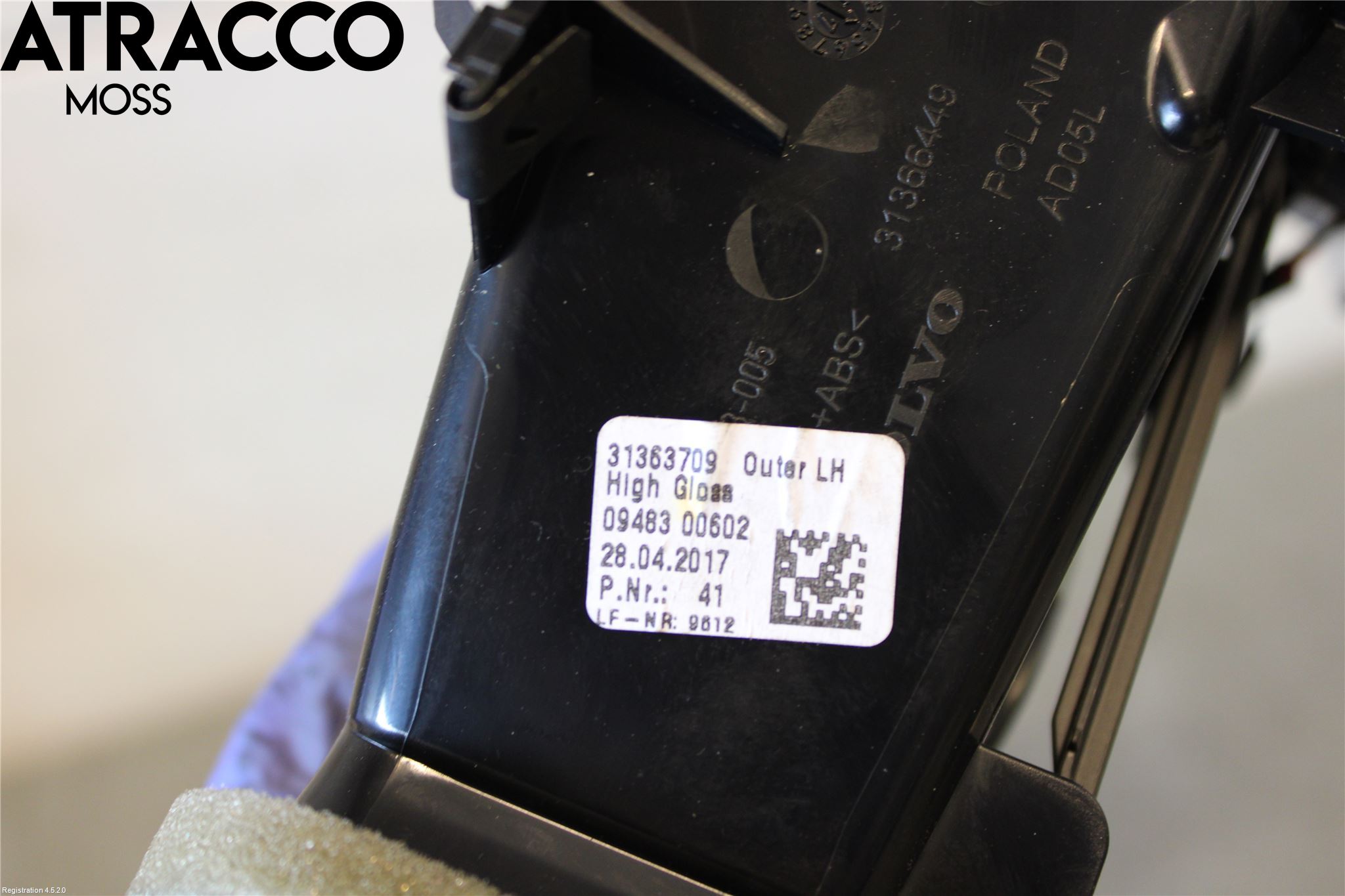 Volvo XC90/RECHARGE 16- Bryter Luft Sirkulasjon