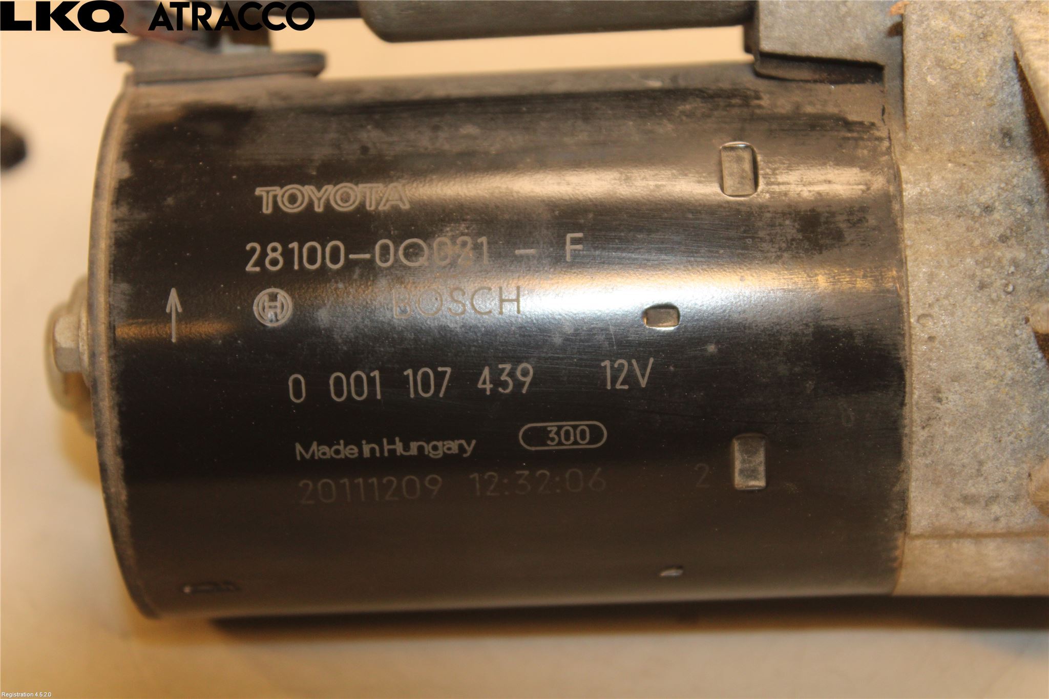 Toyota HILUX 05-16 Startmotor Diesel