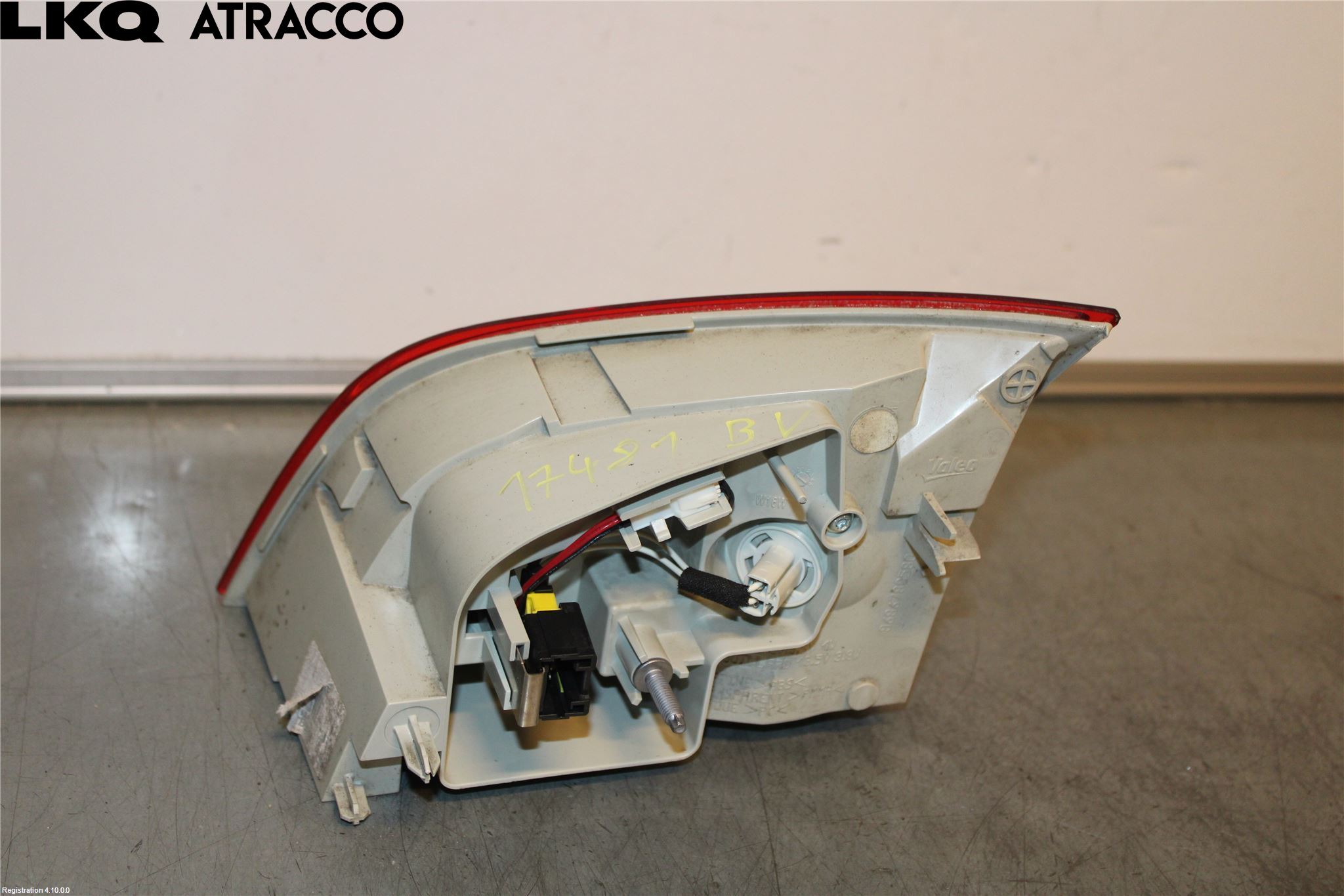 Peugeot 508 11-18 Baklykt Venstre  På Luke(Indre