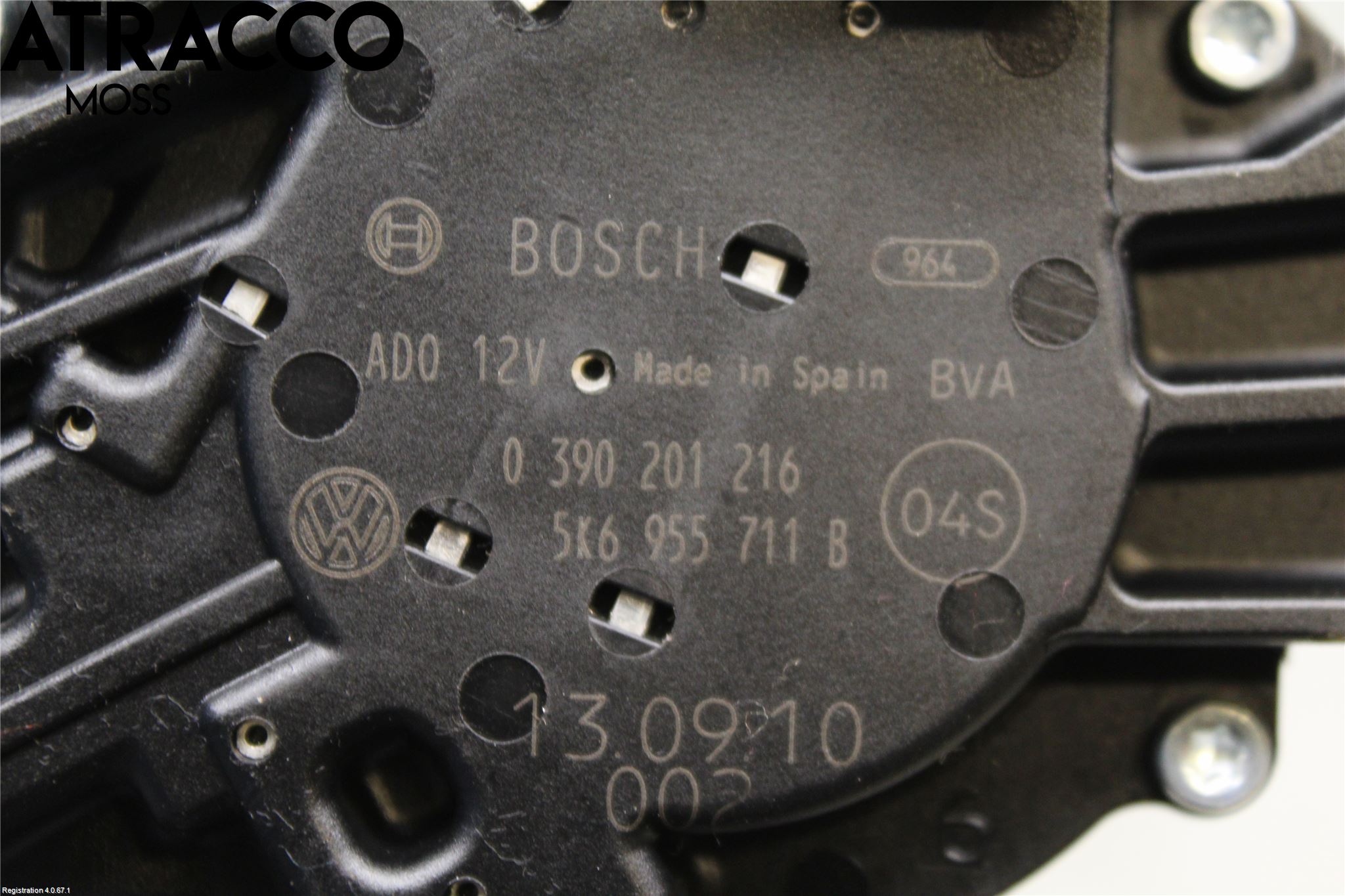 Volkswagen VW POLO 10-17 Viskermotor Bakluke