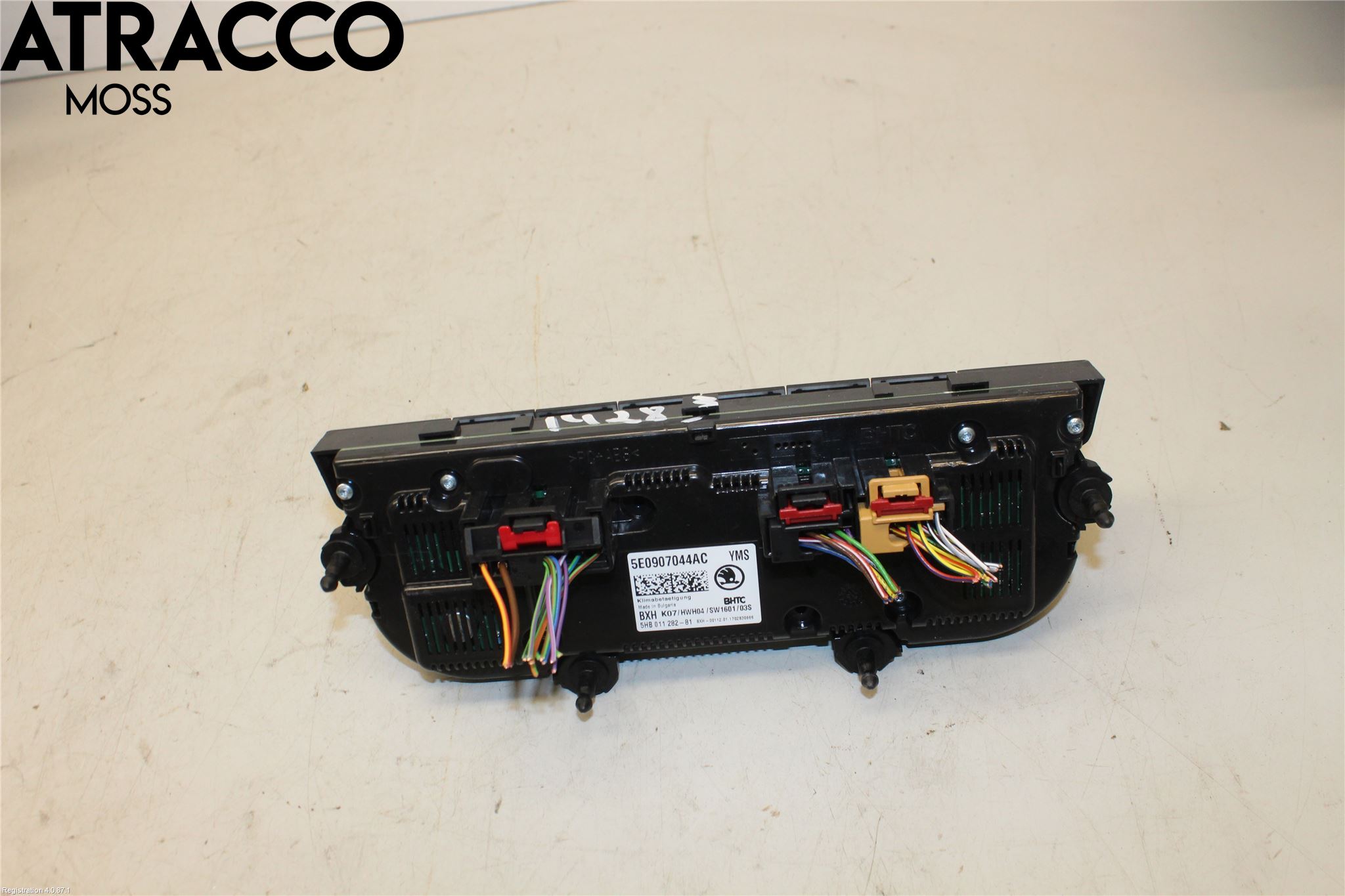 Skoda ROOMSTER Varme Ac Betjening-Display