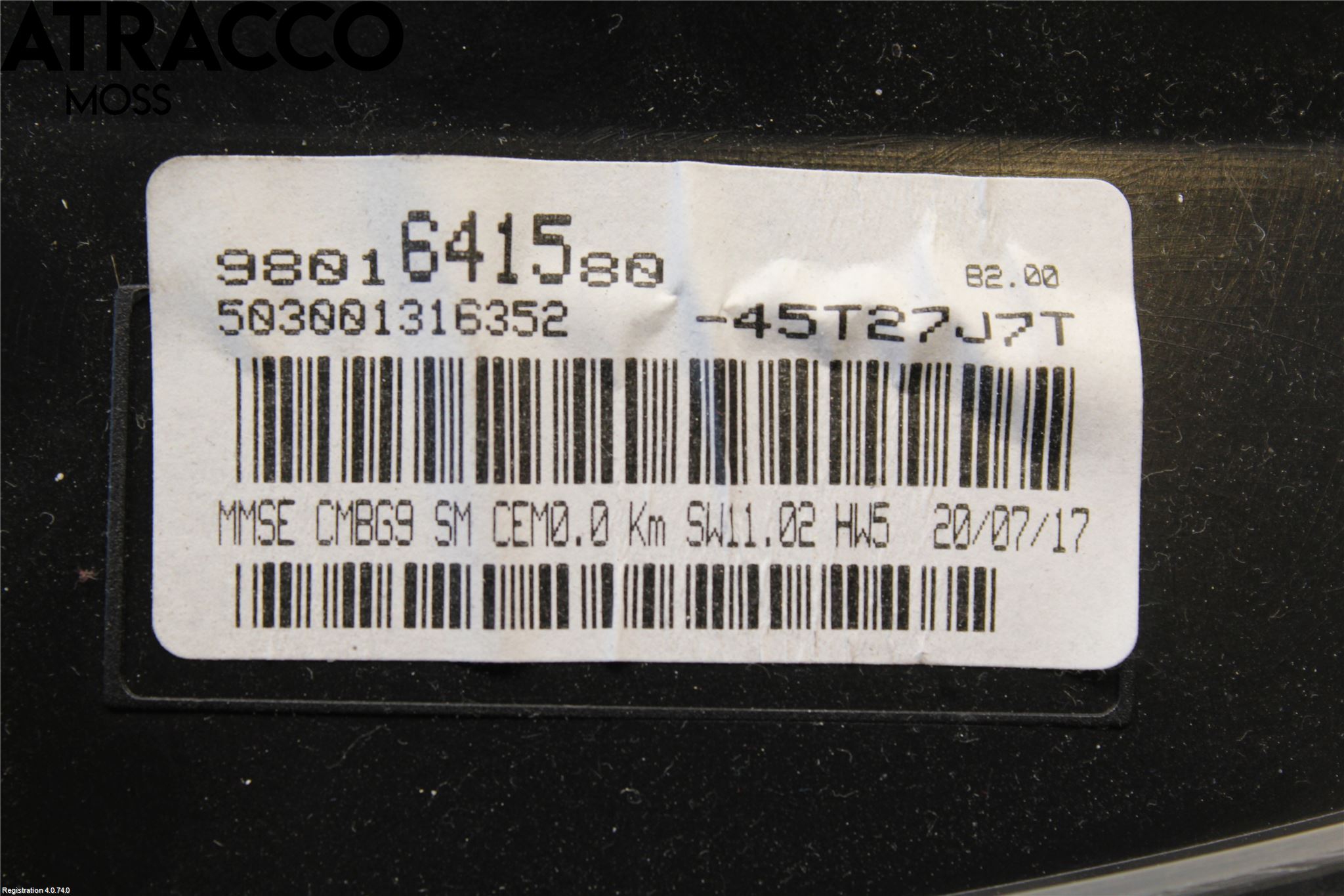 Peugeot PARTNER 16-18 Instr Kombinert