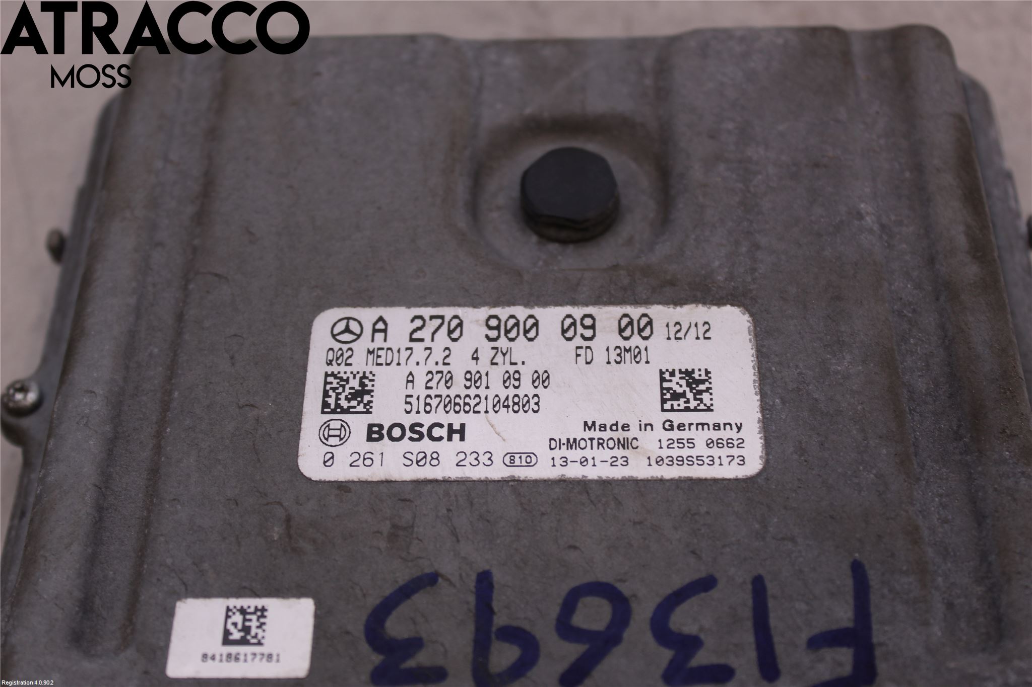 Mercedes-Benz MB A-KLASS (W176) 13-18 Styreenhet Innsprøytning