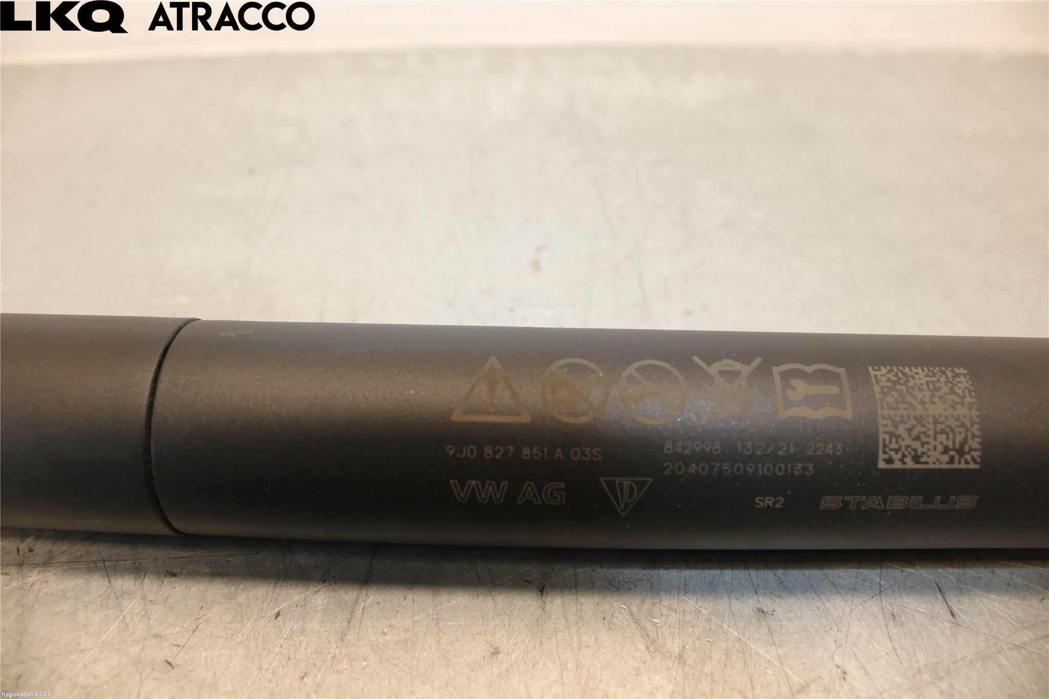 Porsche TAYCAN 20- Bakluke Demper-Gassfjær