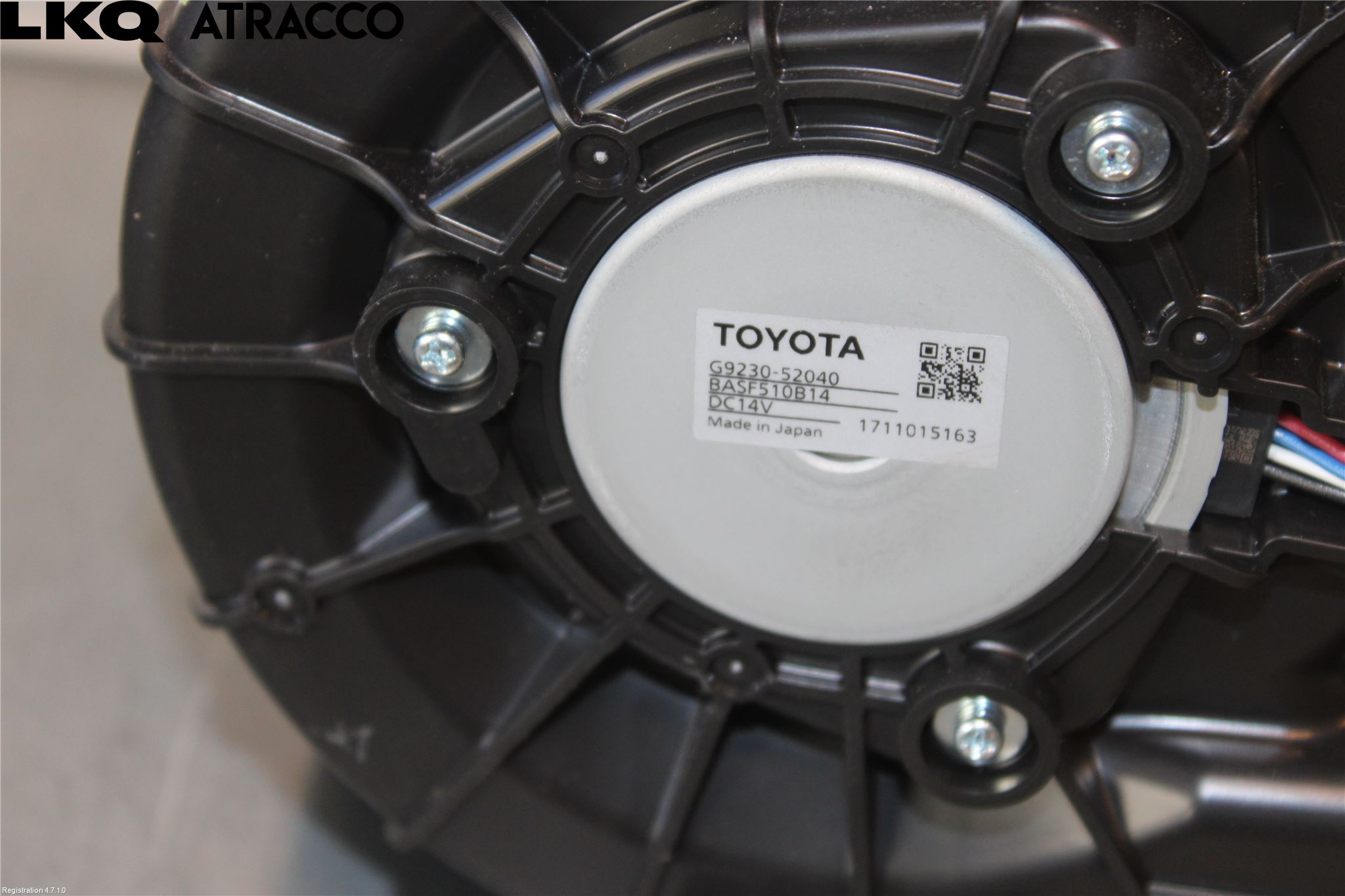 Toyota YARIS XP130 15-20 Kjølevifte Elektrisk