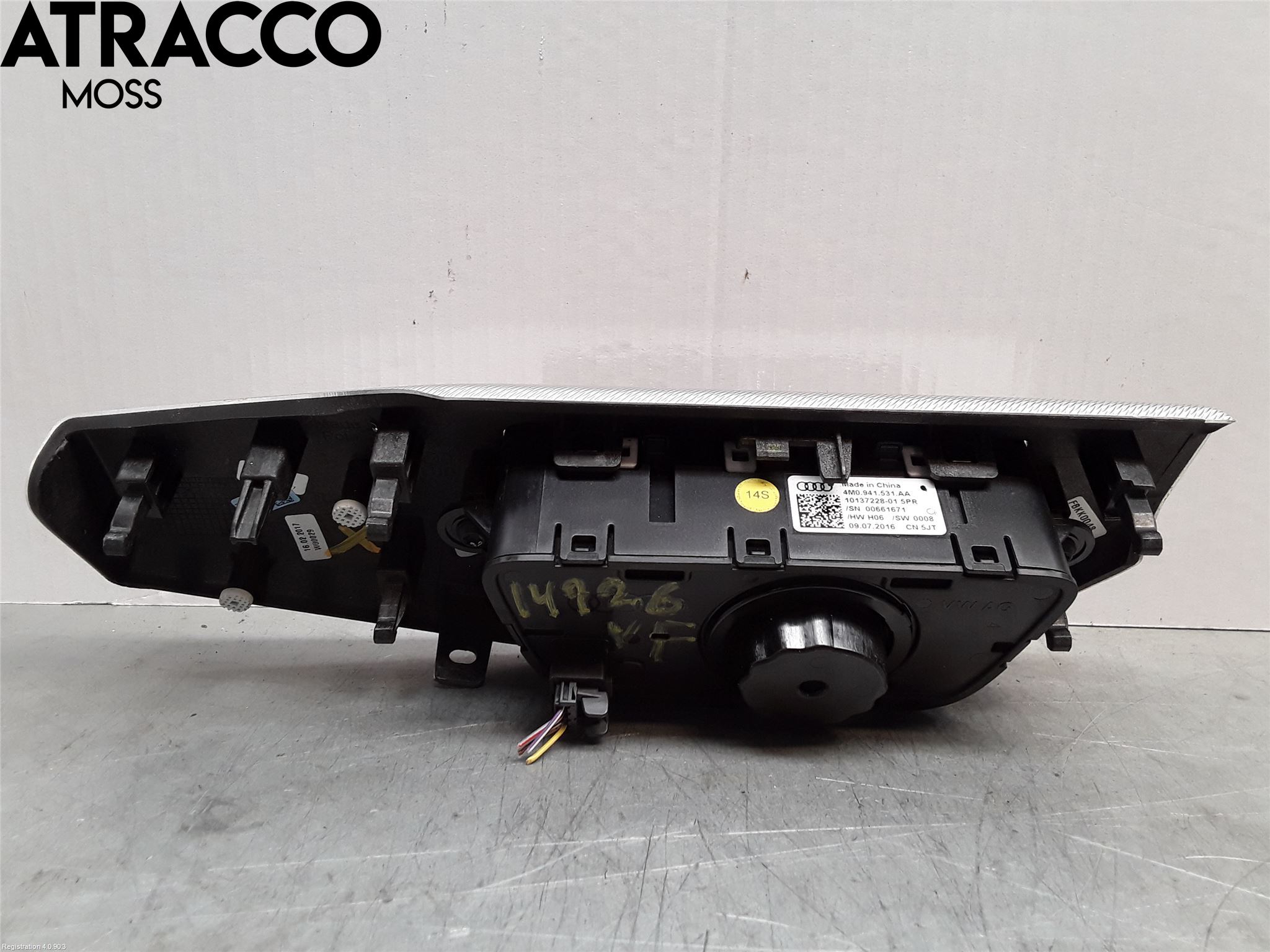 Audi A4 12-15 Bryter Dashbord Lys Dimming