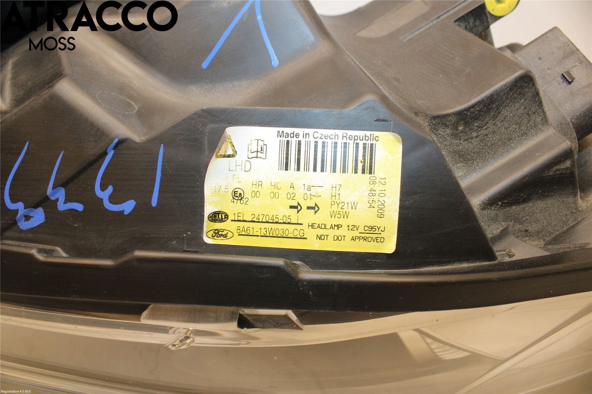 Ford FIESTA 09-12 Frontlykt Venstre