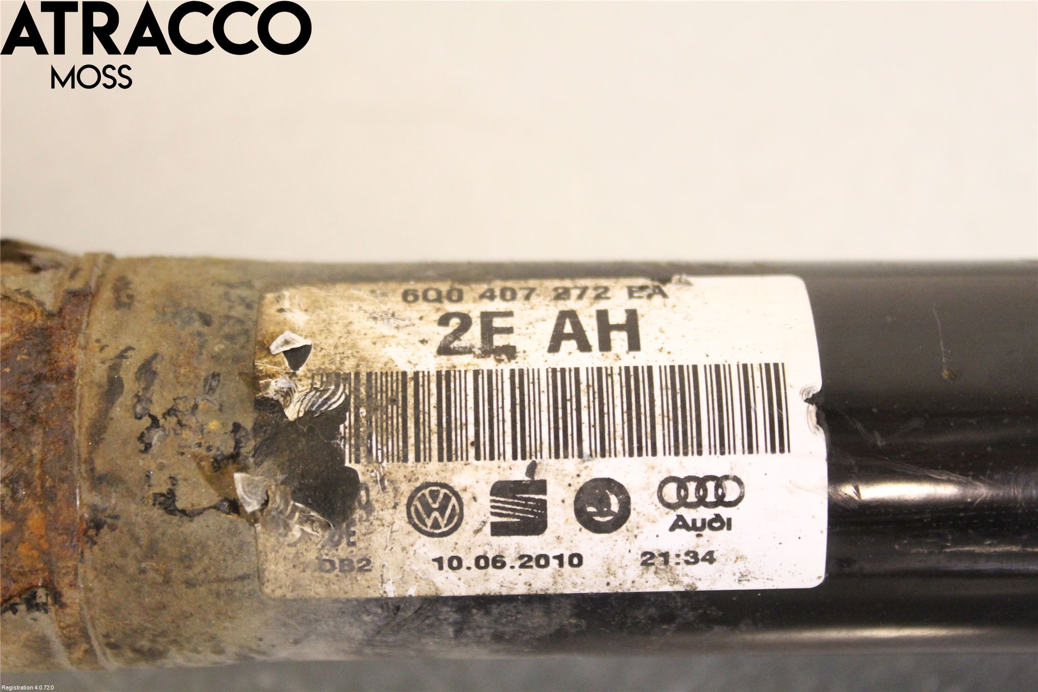 Skoda FABIA 07-14 Drivaksel Foran Kompl Høyre