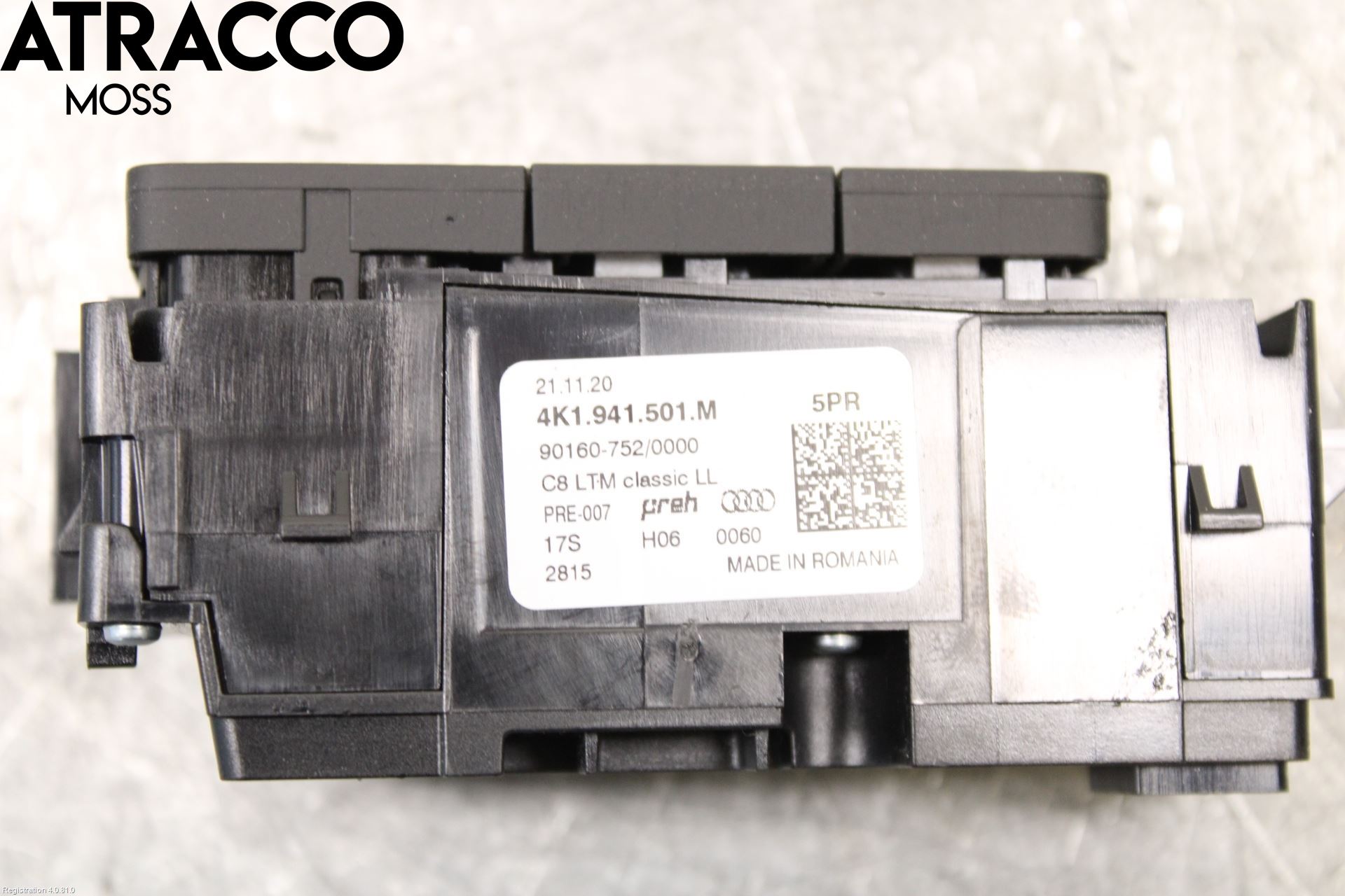 Audi E-TRON, S GE 19- Bryter Hovedlys