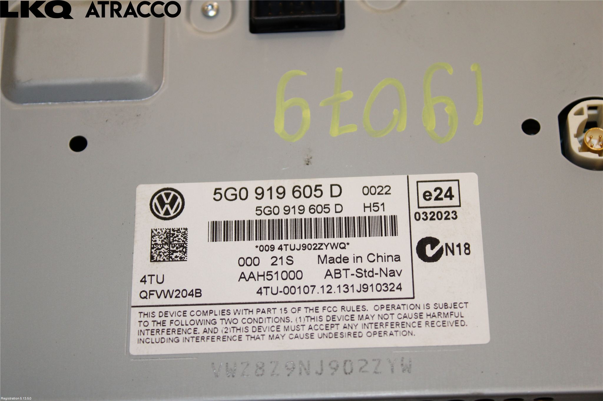 Volkswagen VW GOLF / E-GOLF VII 13-20 Multimedia Övrigt