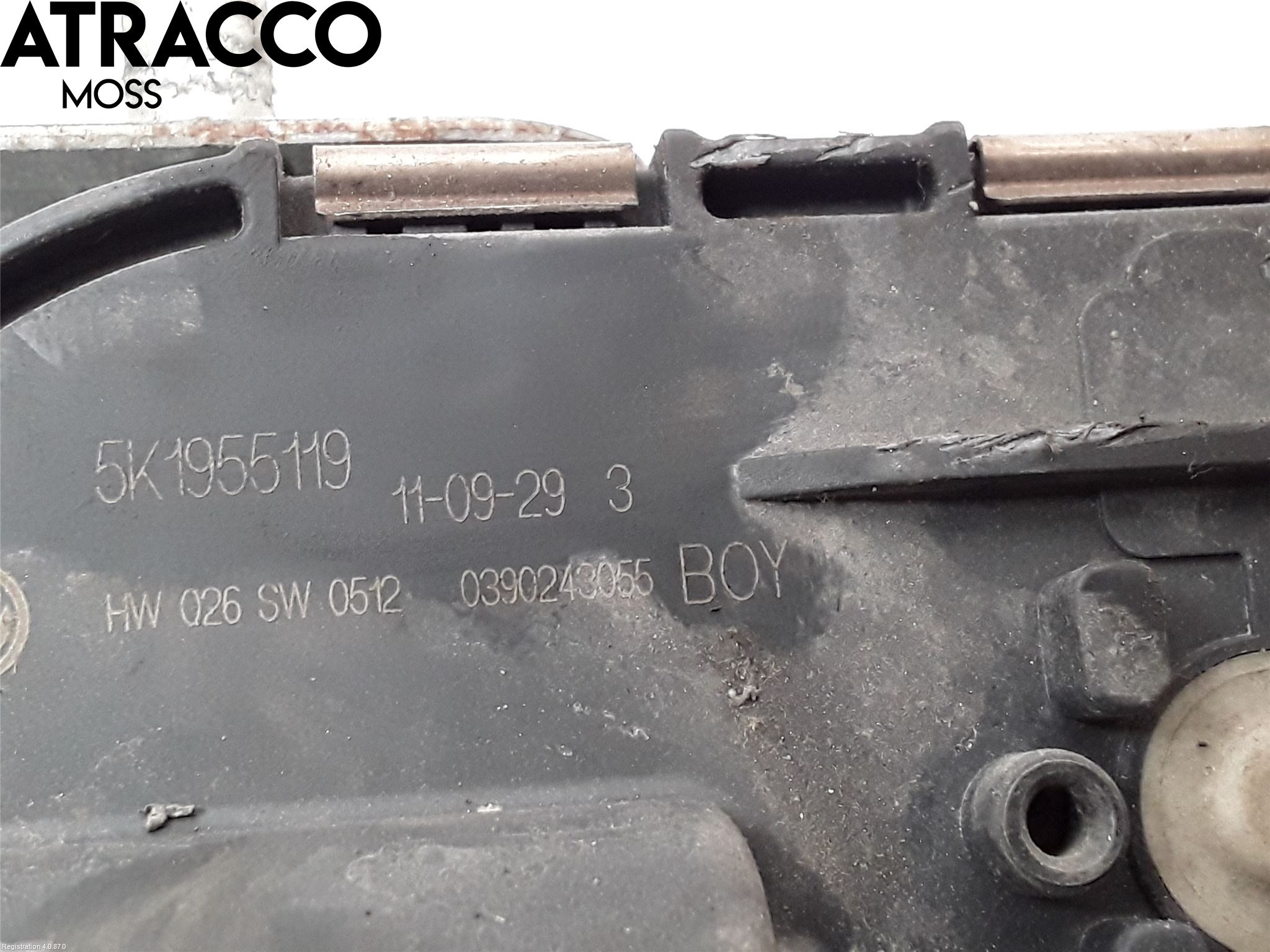 Volkswagen VW GOLF VI 09-13 Viskermotor Frontrute