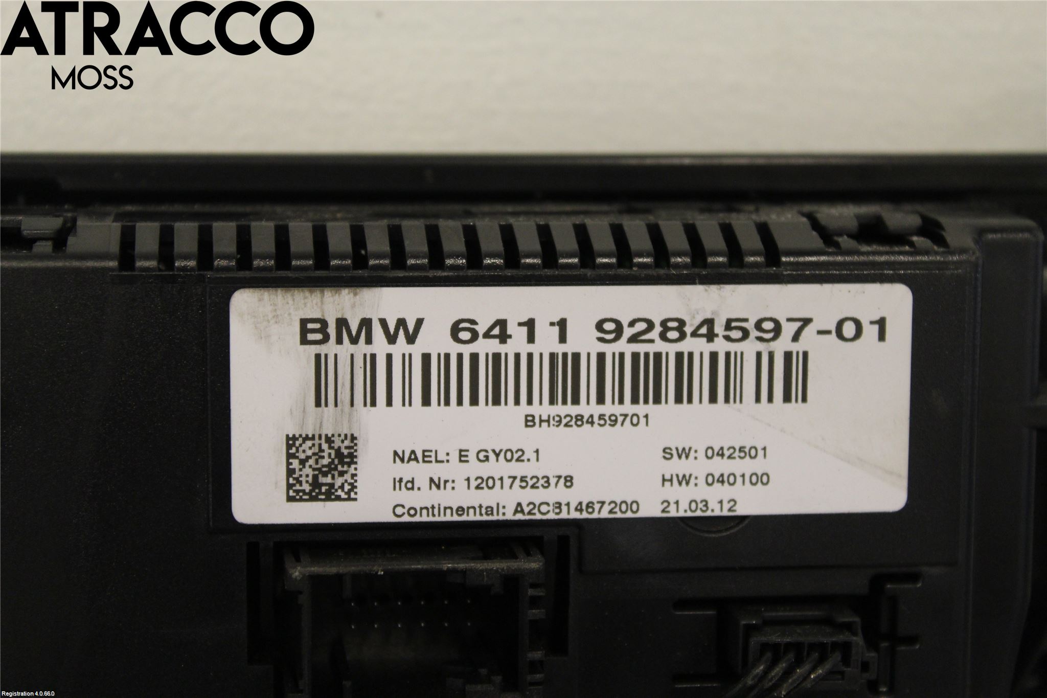 BMW X3 F25 10-17 Varme Ac Betjening-Display