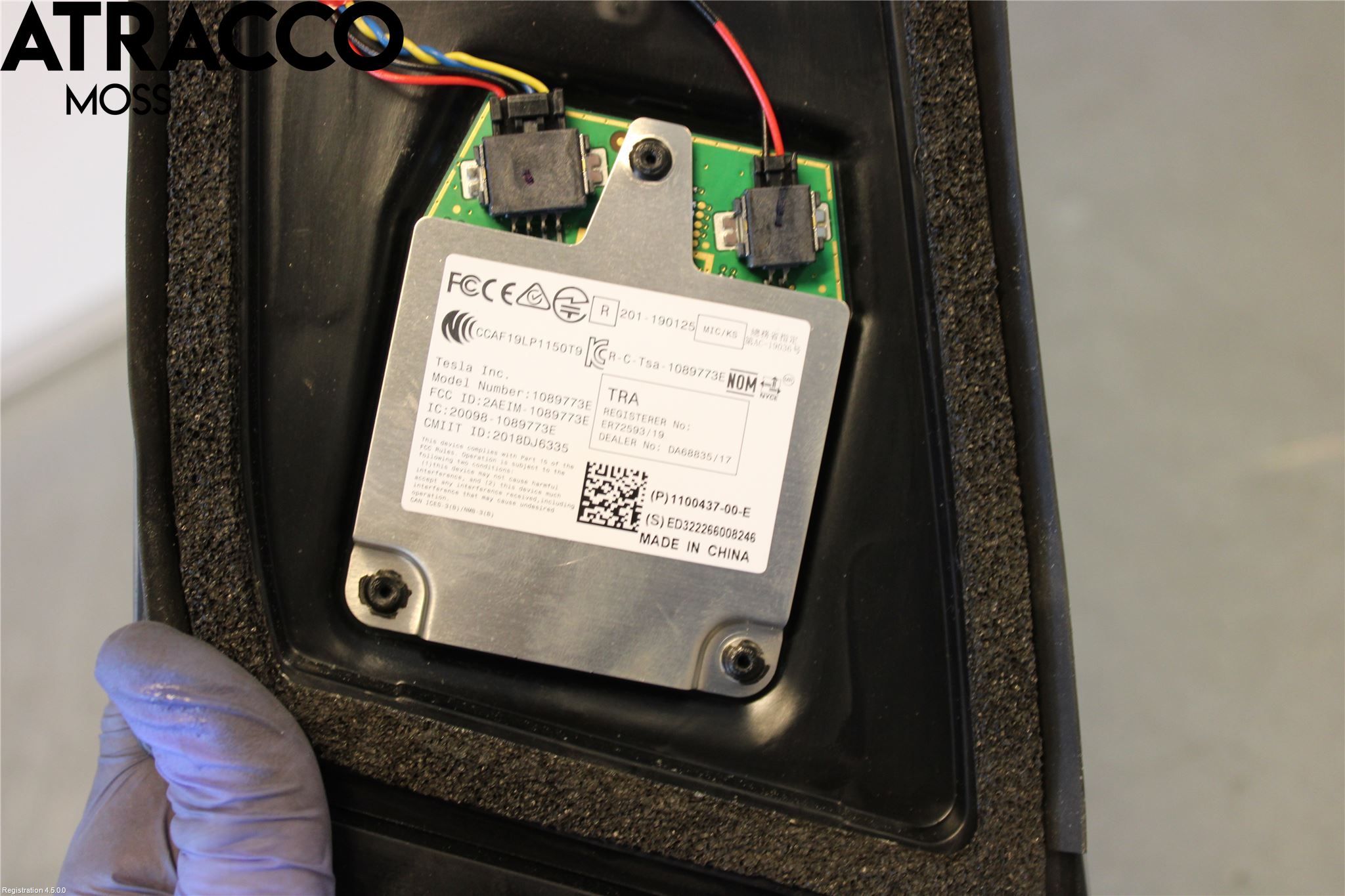 Tesla MODEL 3 17- Parkeringshjelp Kamera