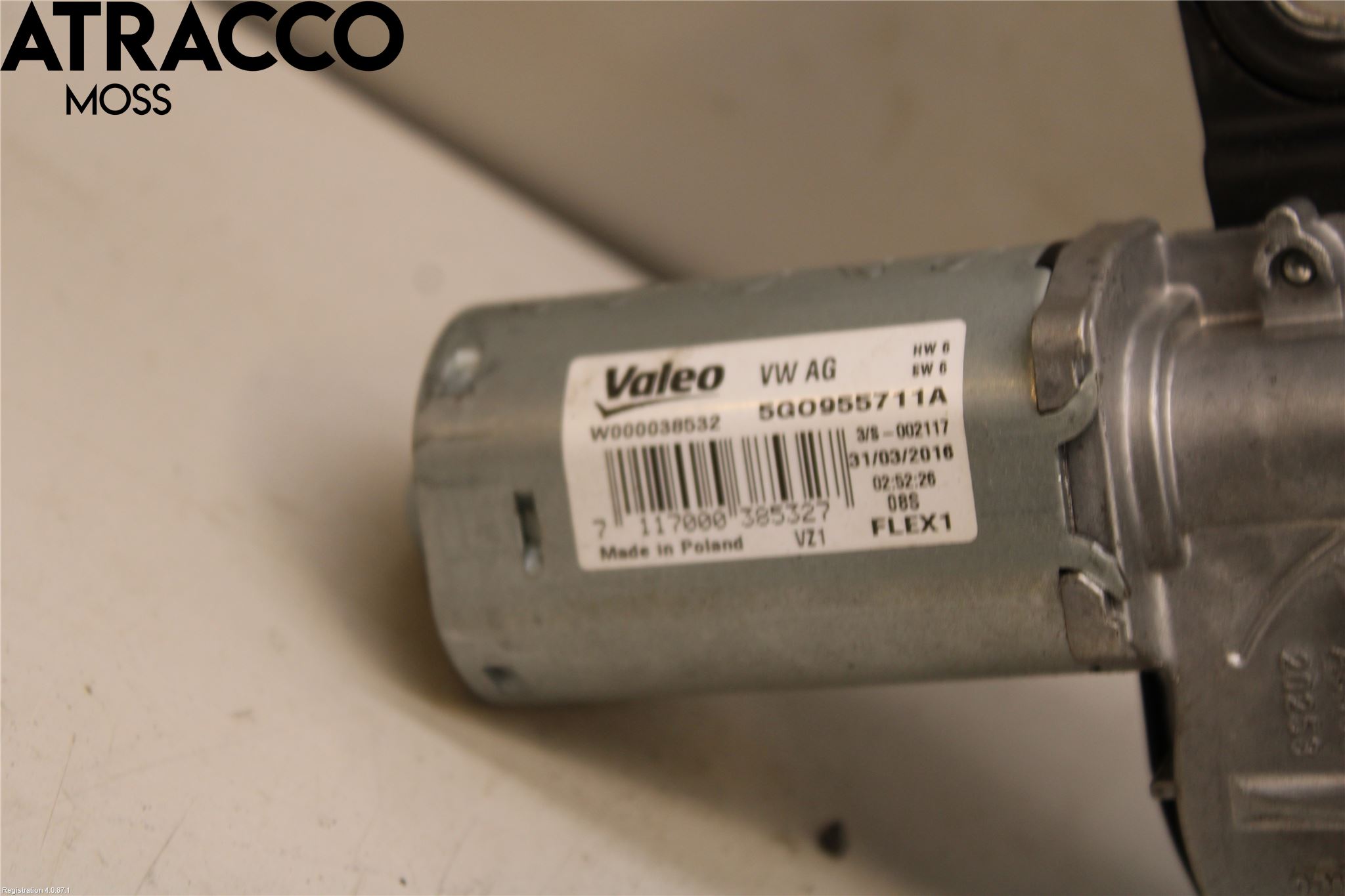 Volkswagen VW PASSAT 15-19 Viskermotor Bakluke