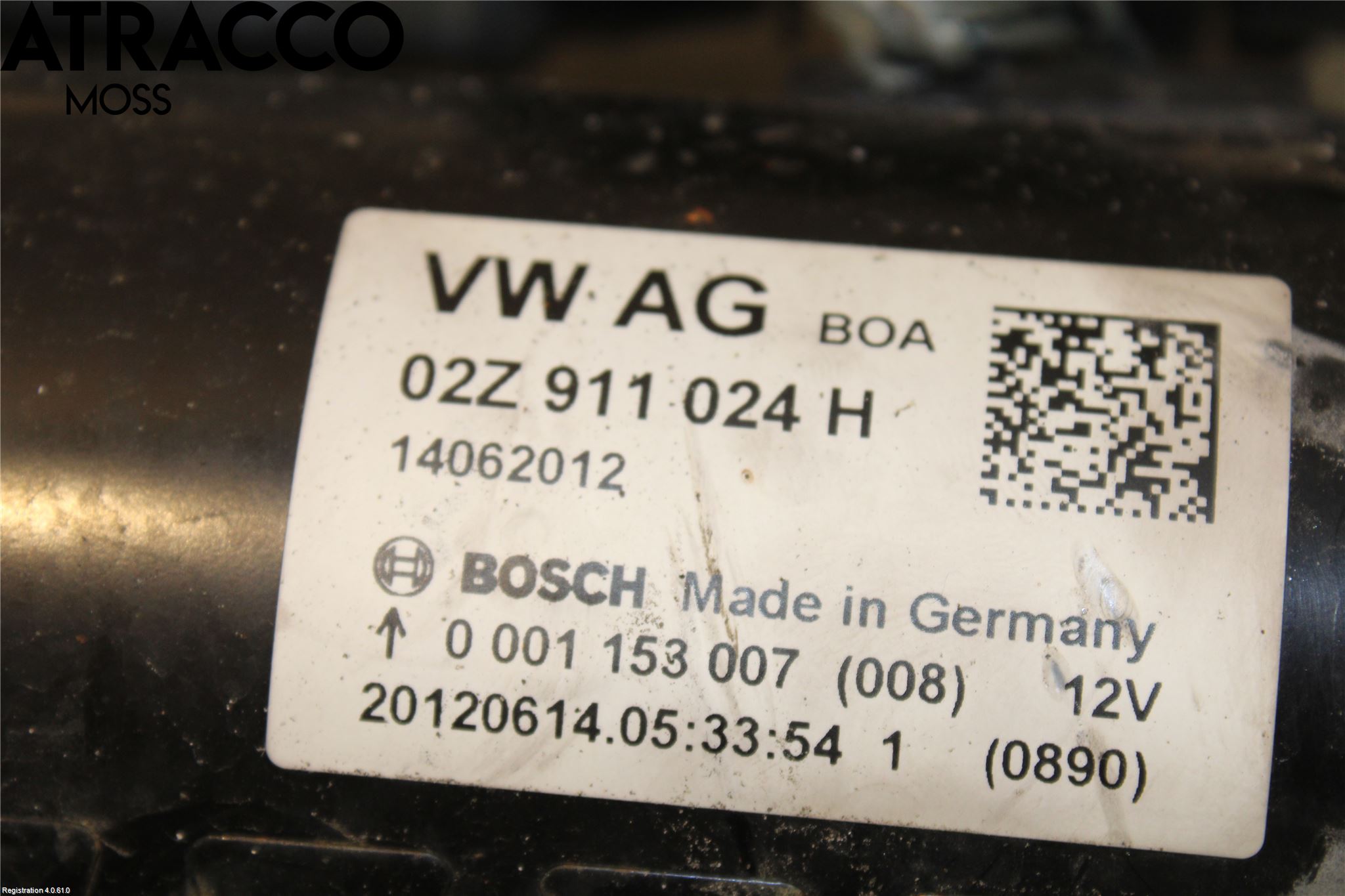 Volkswagen VW GOLF VI 09-13 Startmotor Diesel