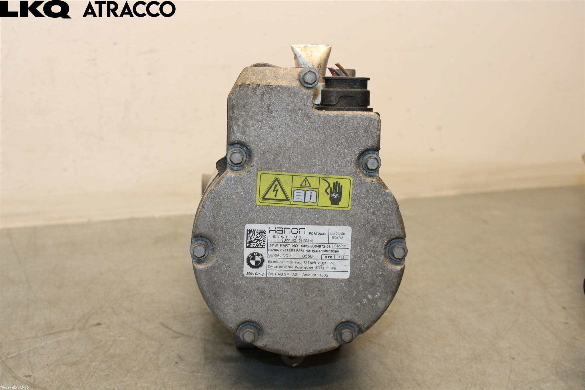 BMW X5 F15 13-18 Varme Ac Kompressor