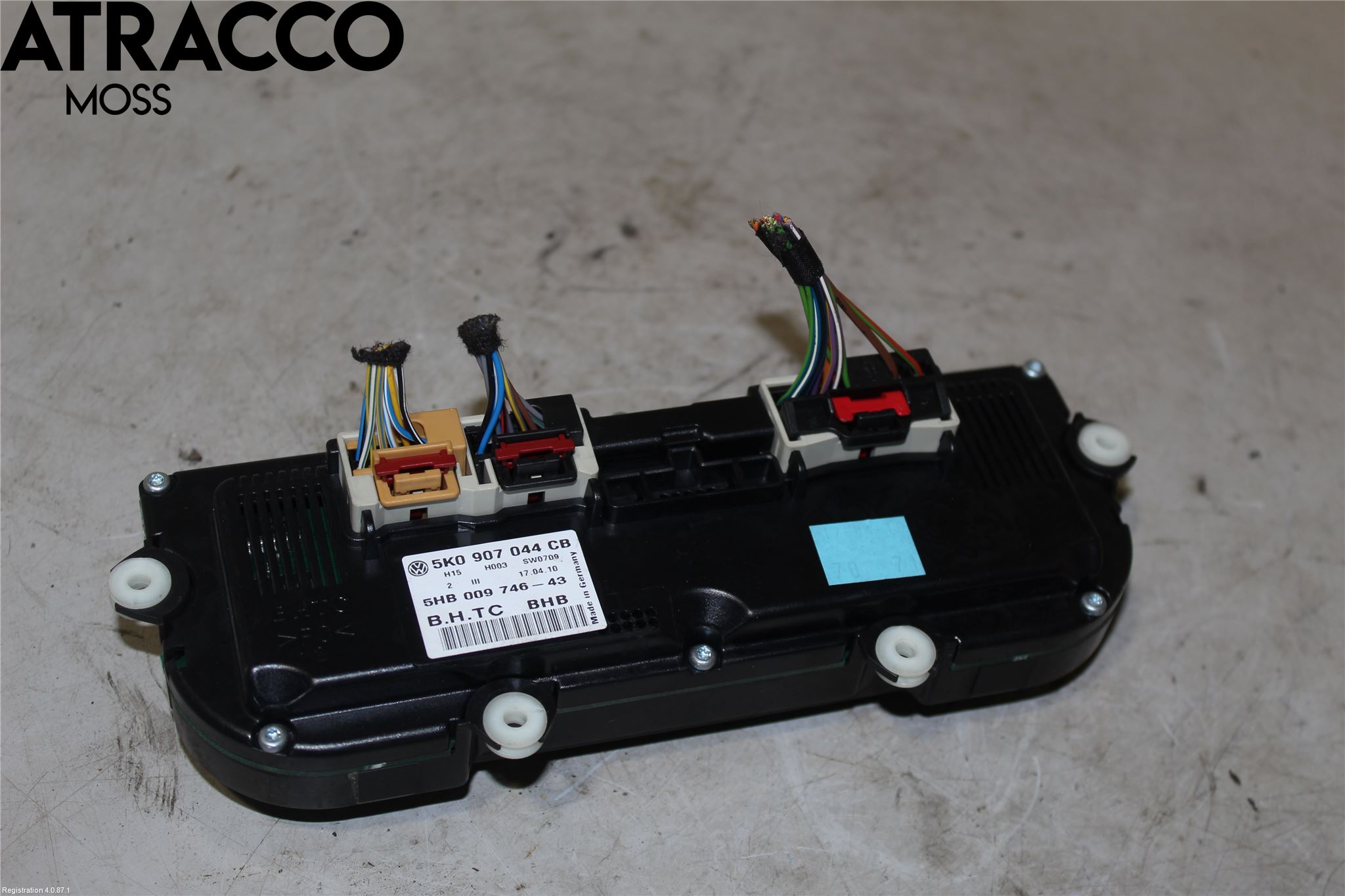 Volkswagen VW TIGUAN 07-16 Varme Ac Betjening-Display