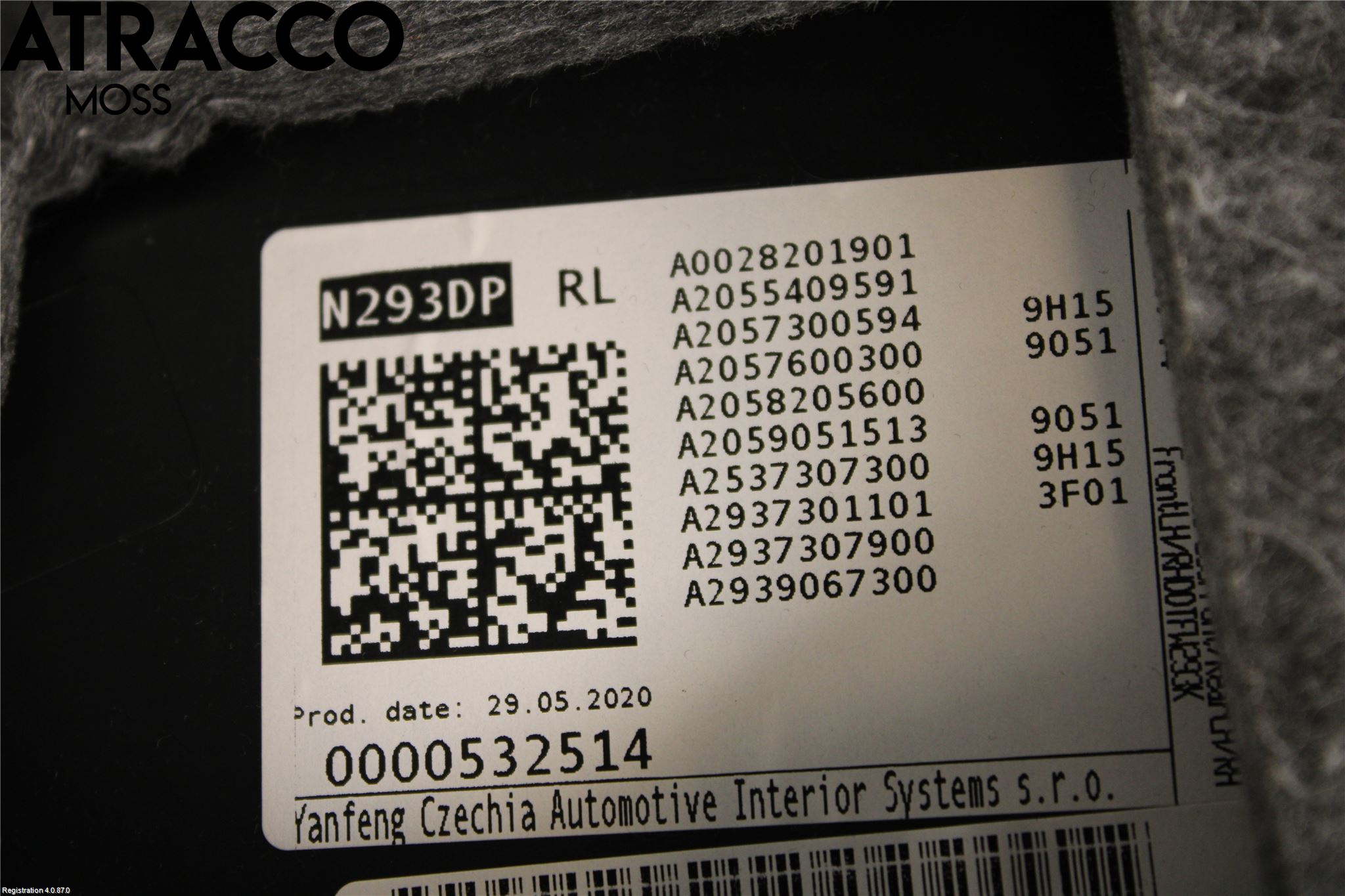 Mercedes-Benz MB EQC (N293) 20- Innr Dørtrekk Venstre