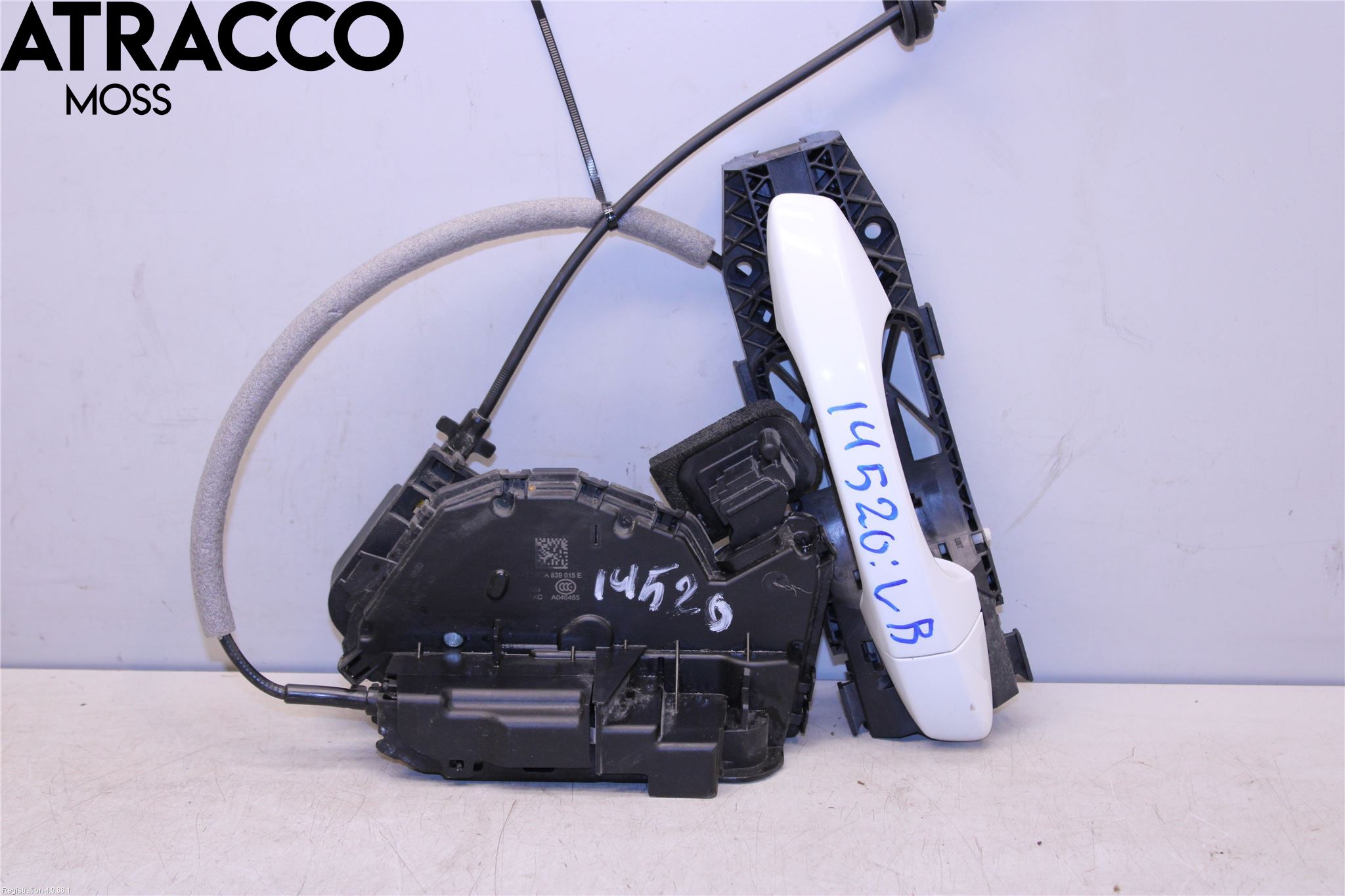 Volkswagen VW GOLF / E-GOLF VII 13-20 Dørlås - Låsekasse