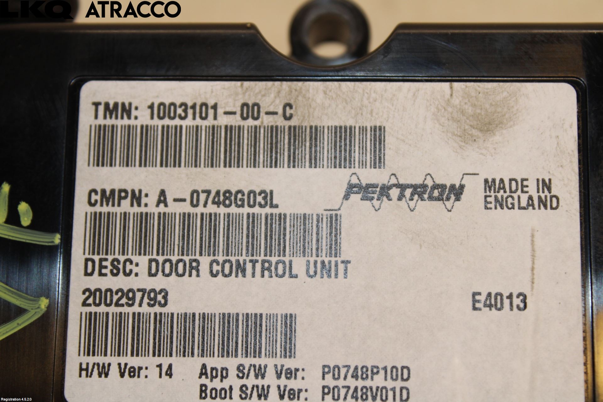 Tesla MODEL S 13- Styreenhet Dør