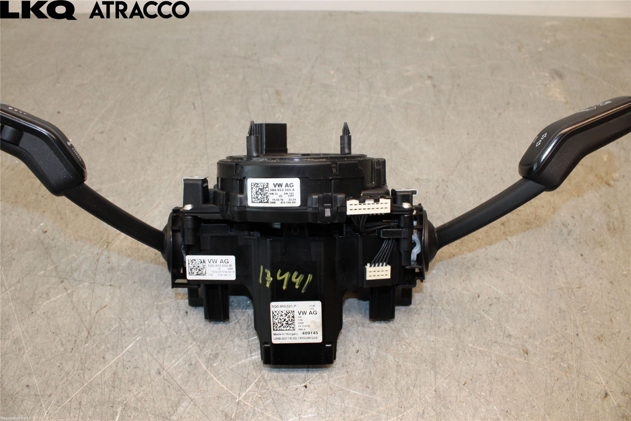 Volkswagen VW GOLF / E-GOLF VII 13-20 Bryter Ratt Kombi H Og V