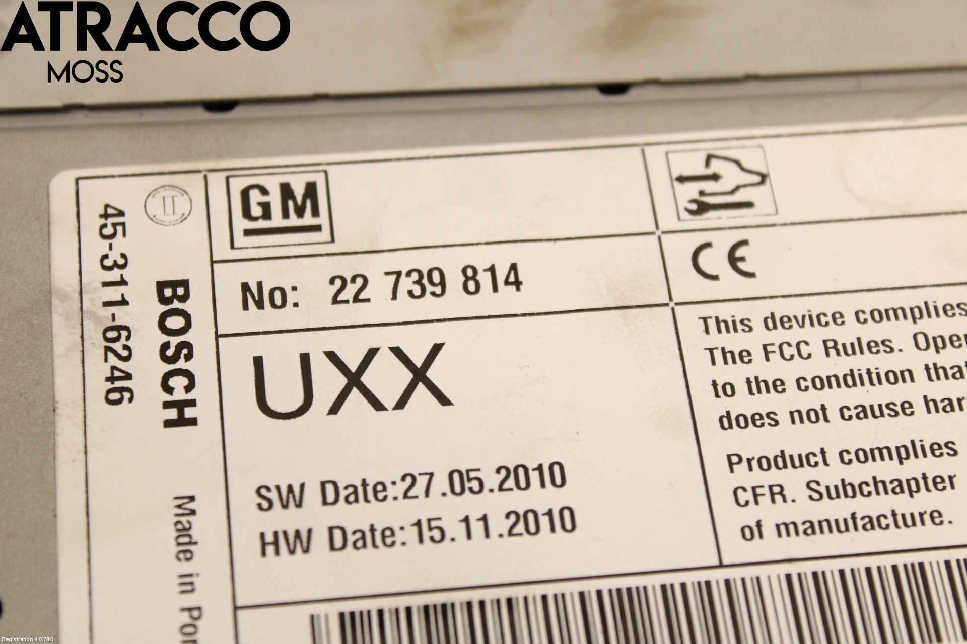 Opel INSIGNIA 09-16 Stereo Radio Med Cd