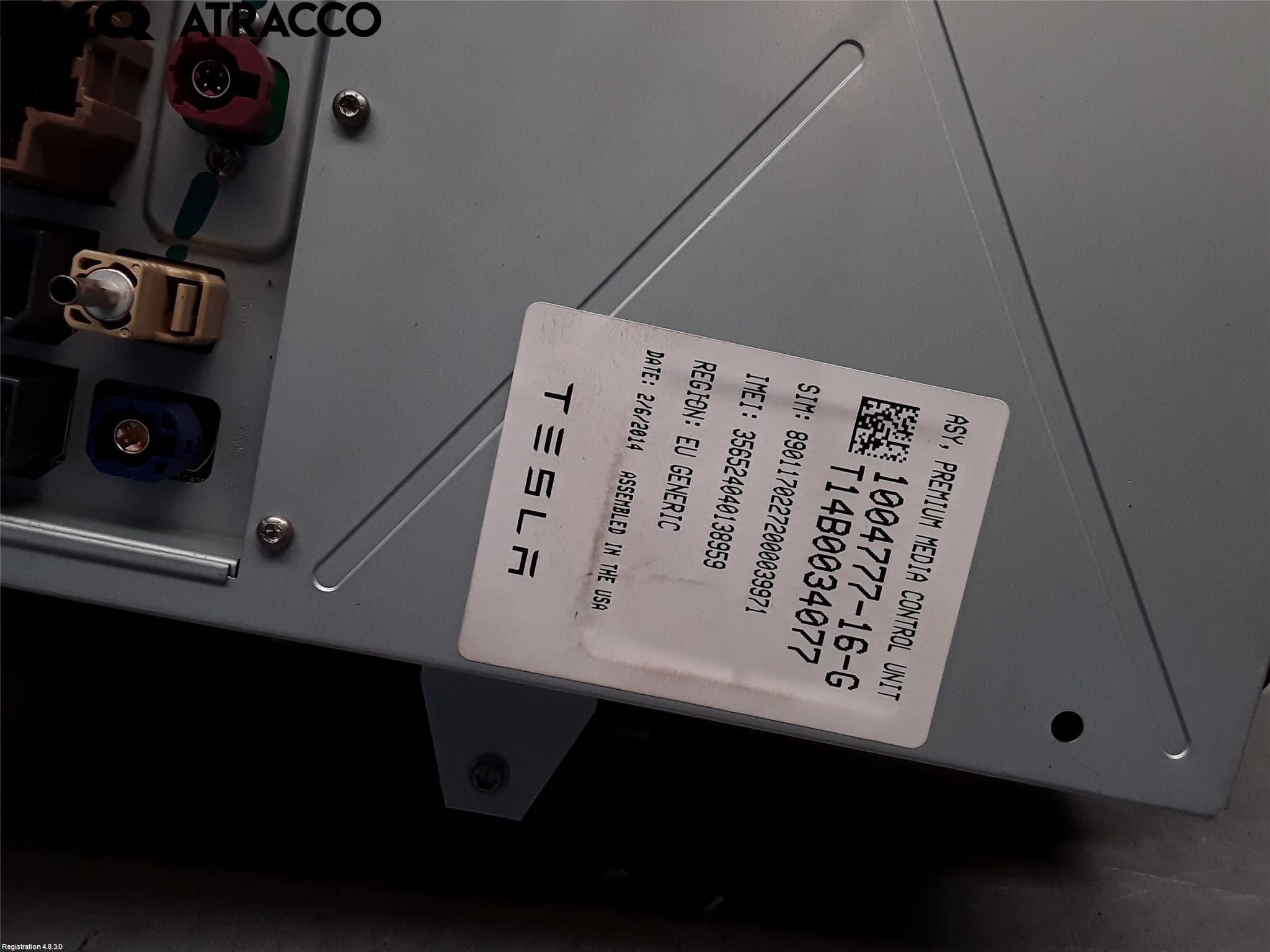 Tesla MODEL S 13- Multifunktionsdisplay