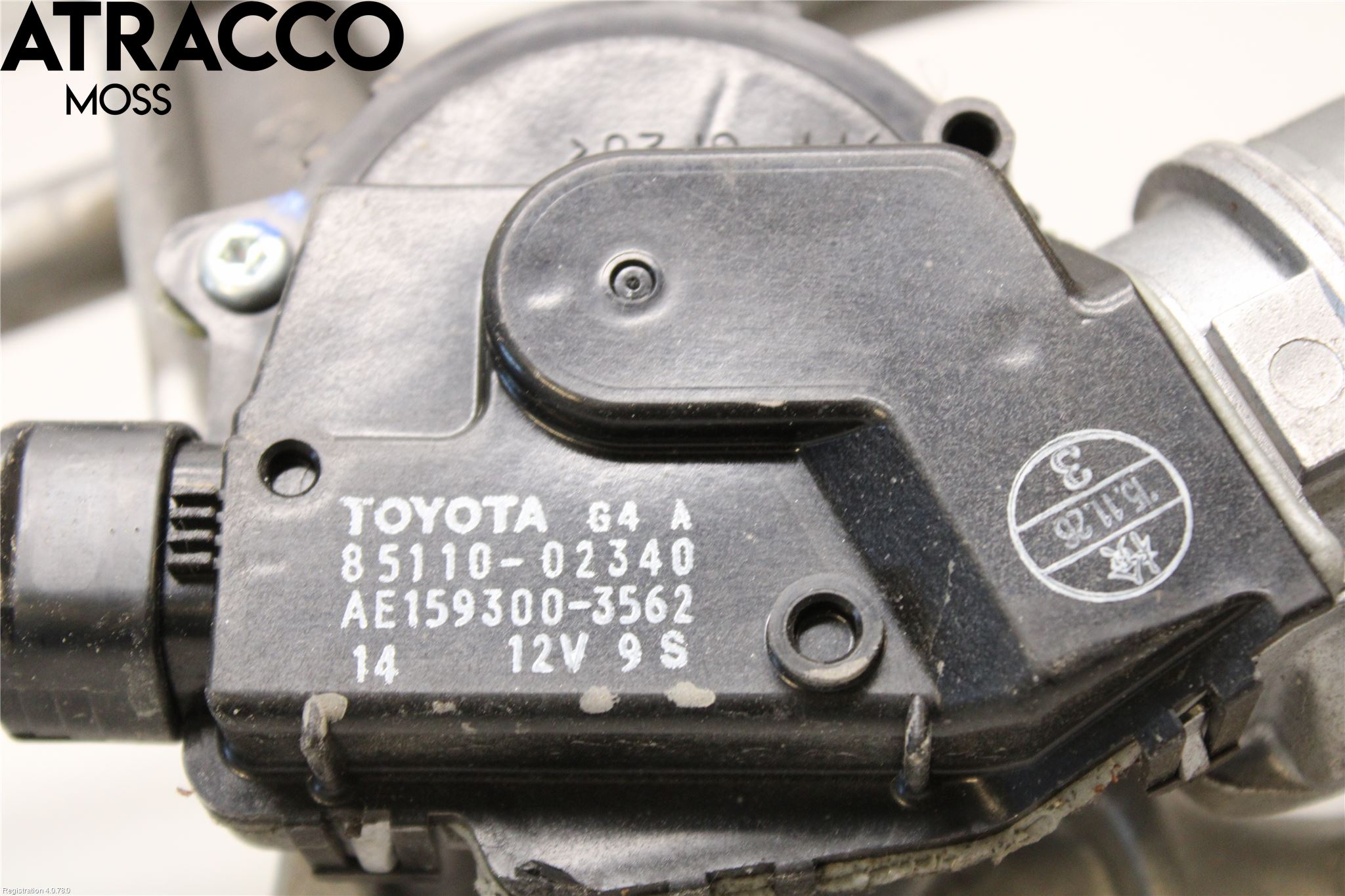 Toyota AURIS 13-19 Viskermotor Frontrute