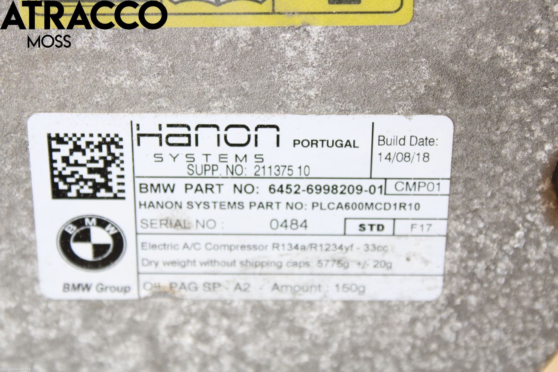 Mini COUNTRYMAN F60 17-23 Varme Ac Kompressor