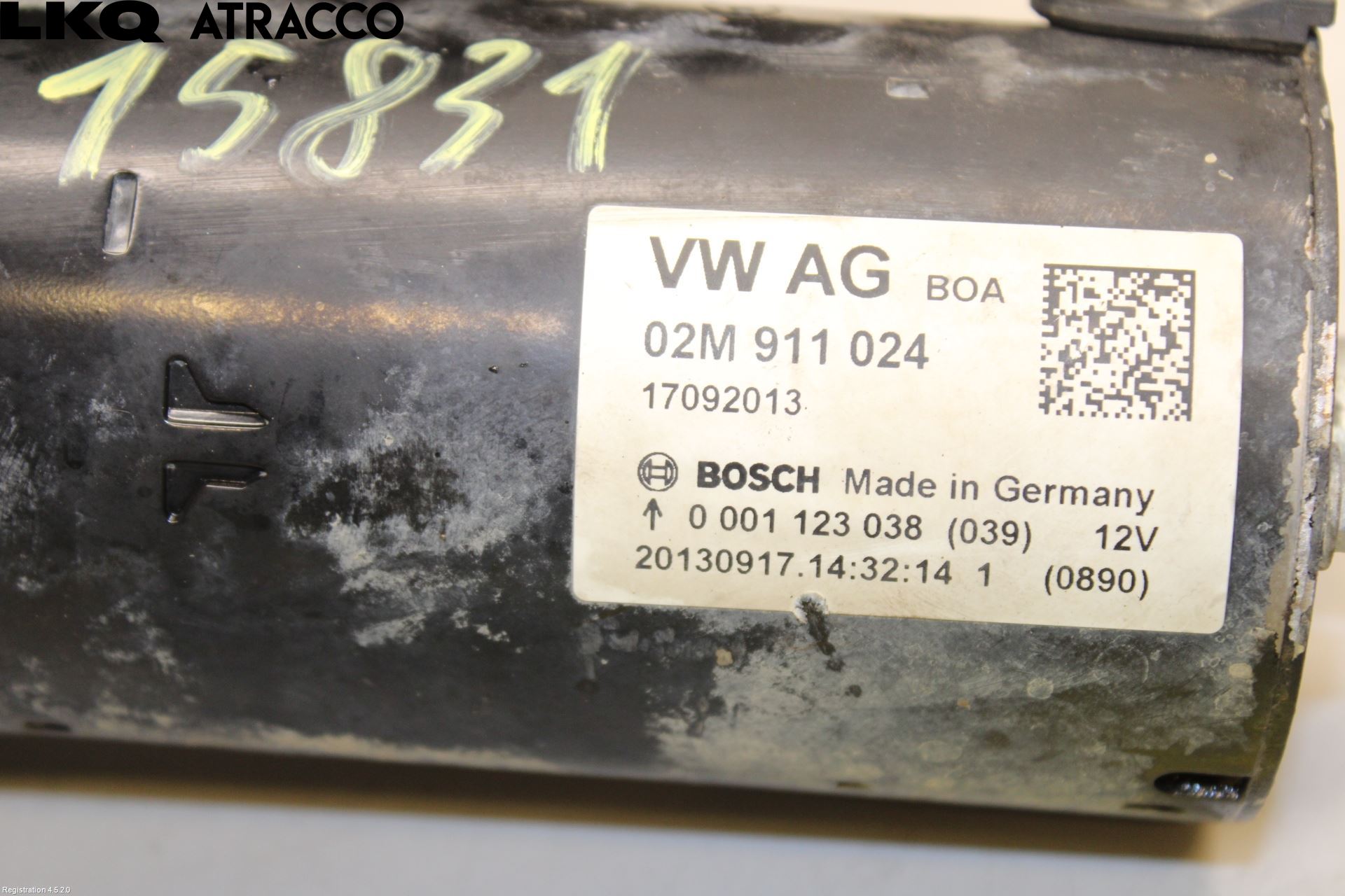 Volkswagen VW CADDY 11-15 Startmotor Diesel