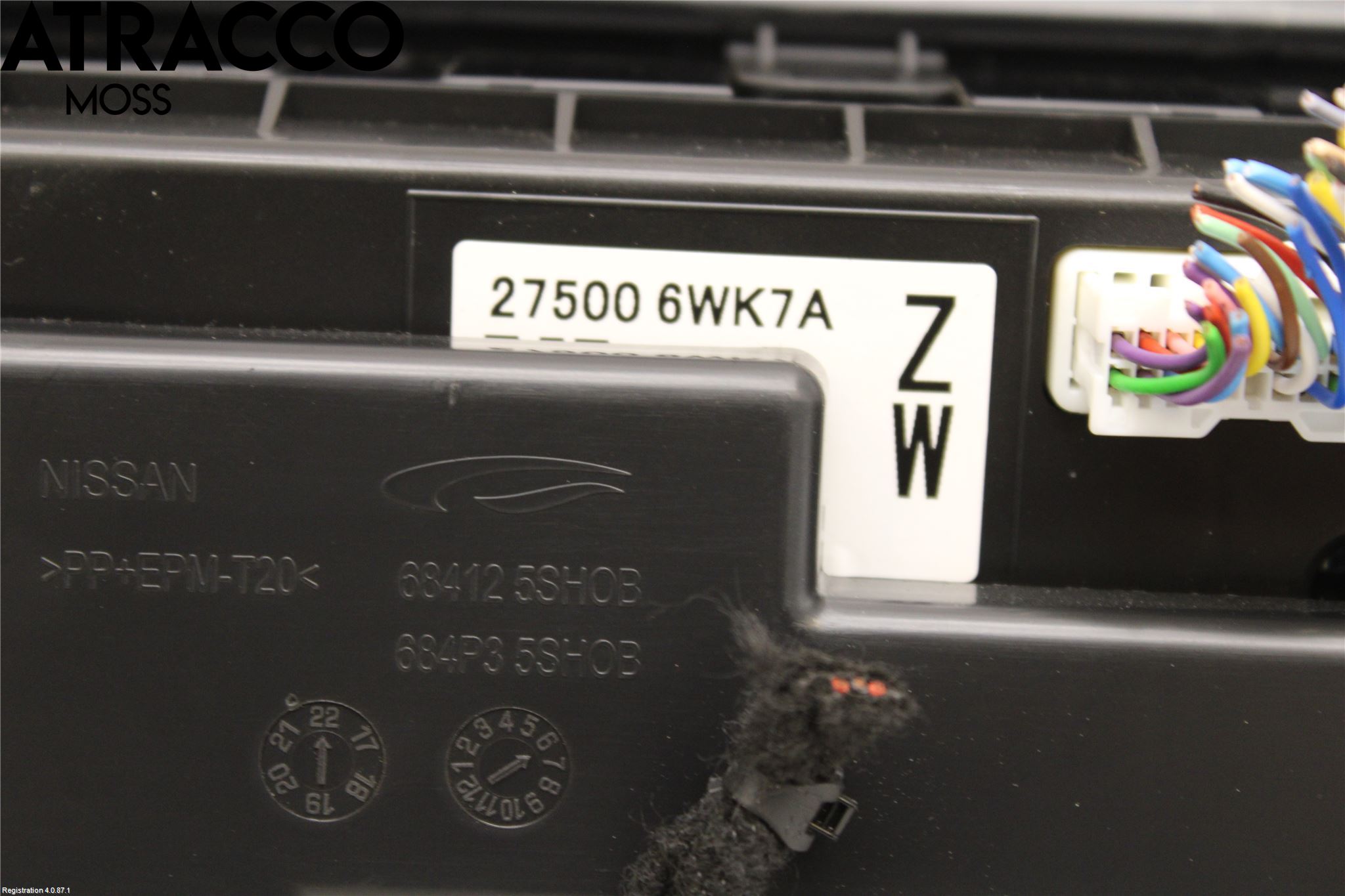 Nissan LEAF 18- Varme Ac Betjening-Display