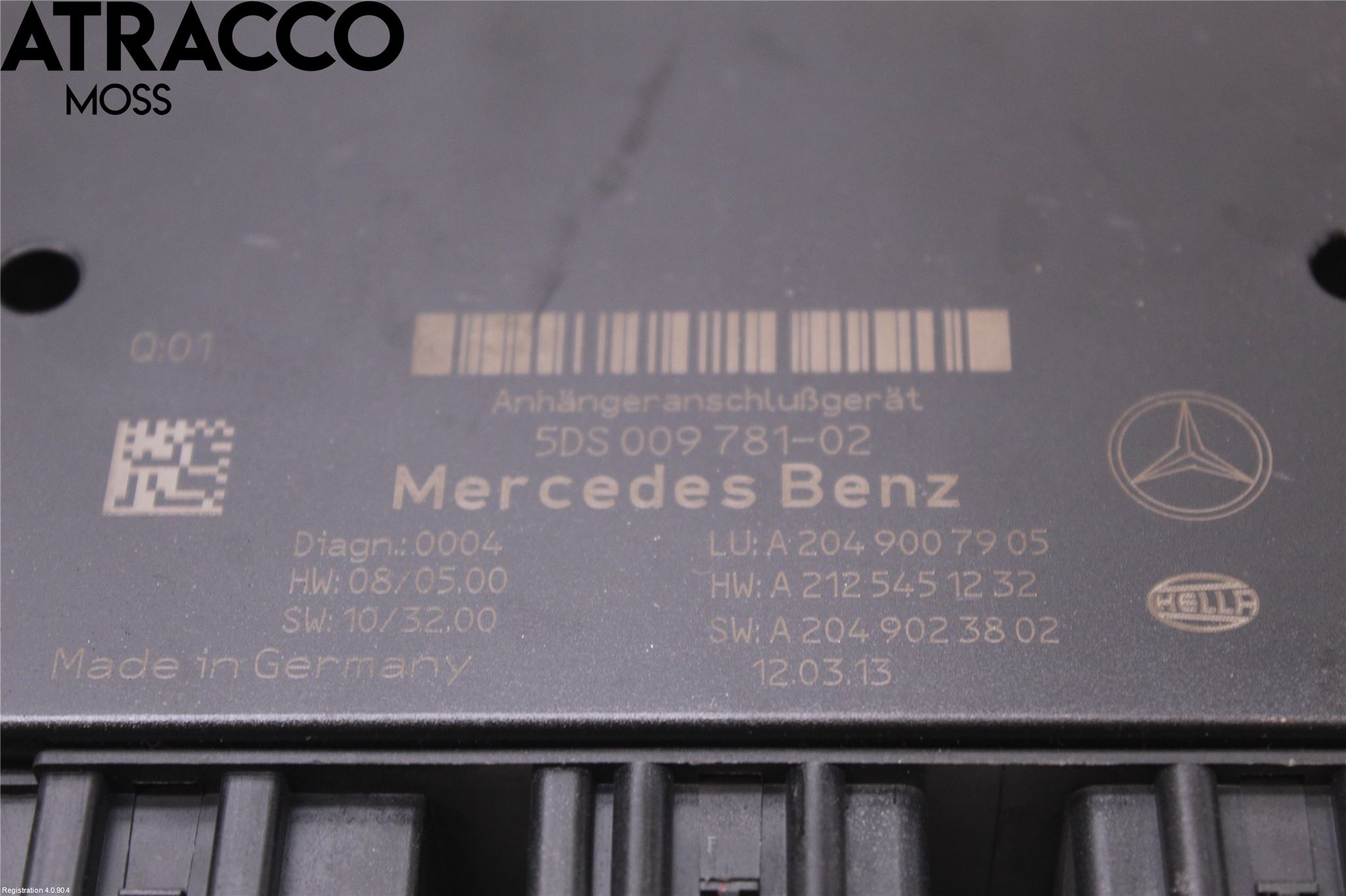 Mercedes-Benz MB E-KLASS (W212) 09-16 Styreenhet Tilhengerfeste