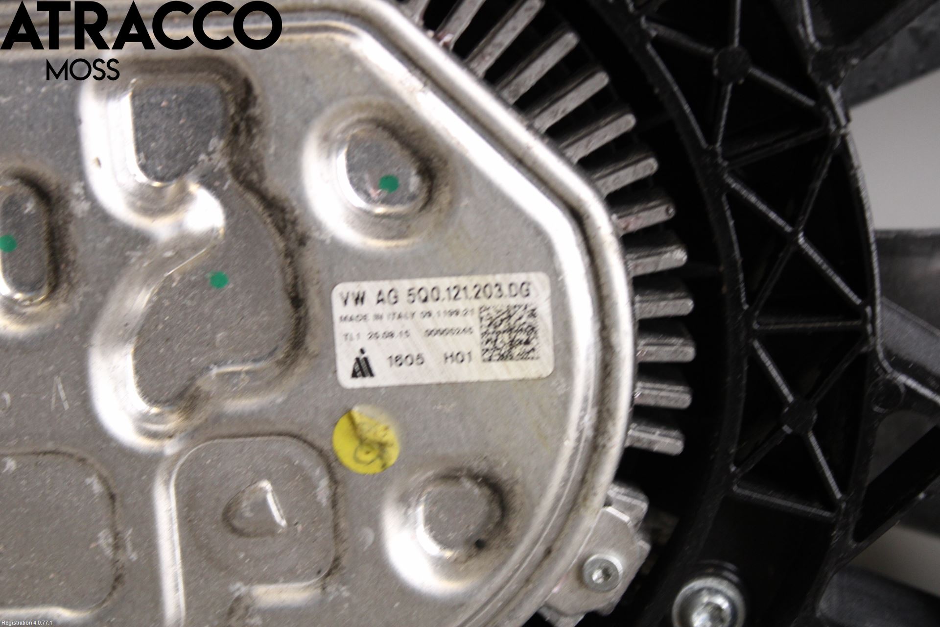 Volkswagen VW GOLF / E-GOLF VII 13-20 Kjølevifte Elektrisk