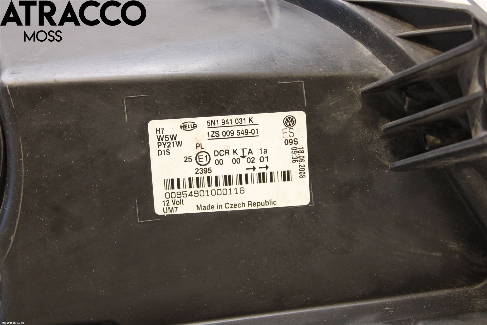 Volkswagen VW TIGUAN 07-16 Frontlykt Venstre