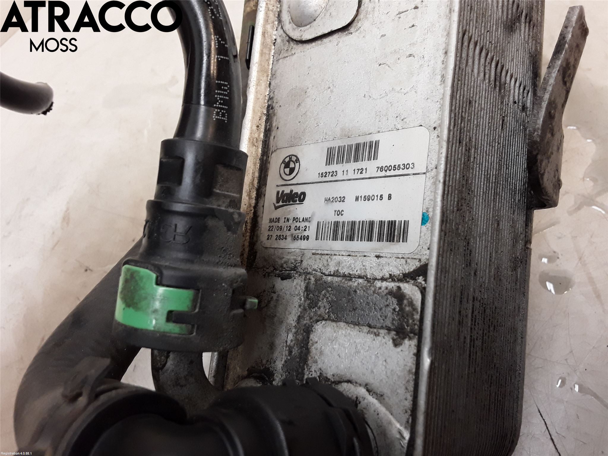 BMW 1 F20/F21 11-19 Varme Ac Kondenser-Kjøler