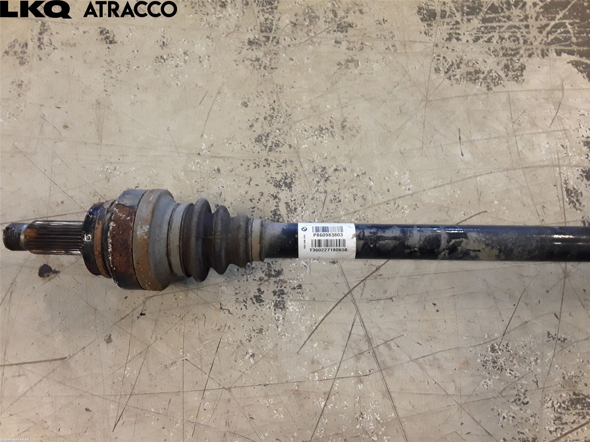 BMW X5 F15 13-18 Drivaksel Bak Kompl Høyre