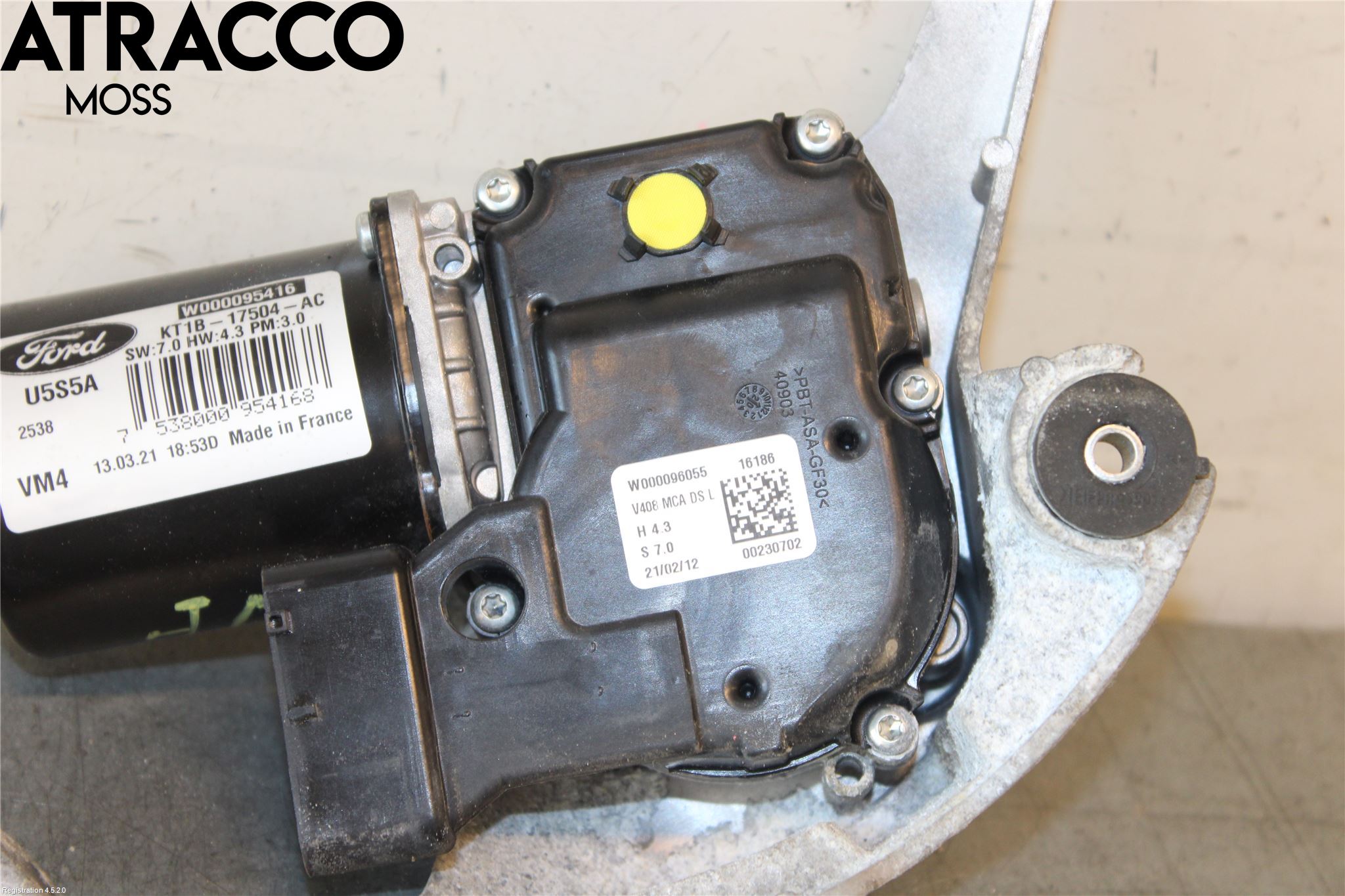 Ford TRANSIT/TOURNEO CONNECT 13-22 Viskermotor Frontrute