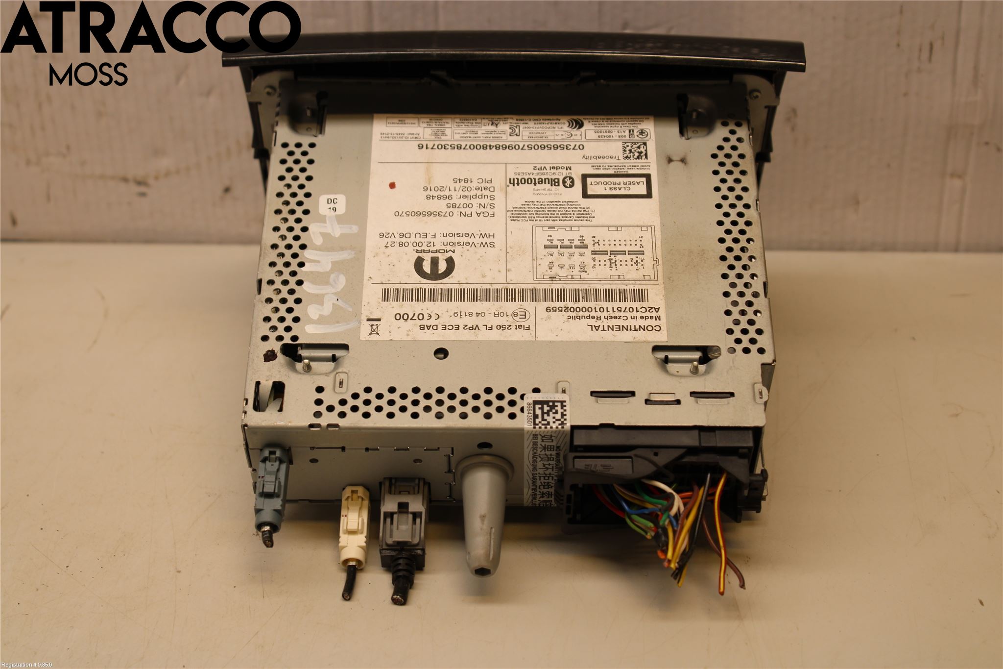 Fiat DUCATO 07-15 Stereo Radio Med Cd