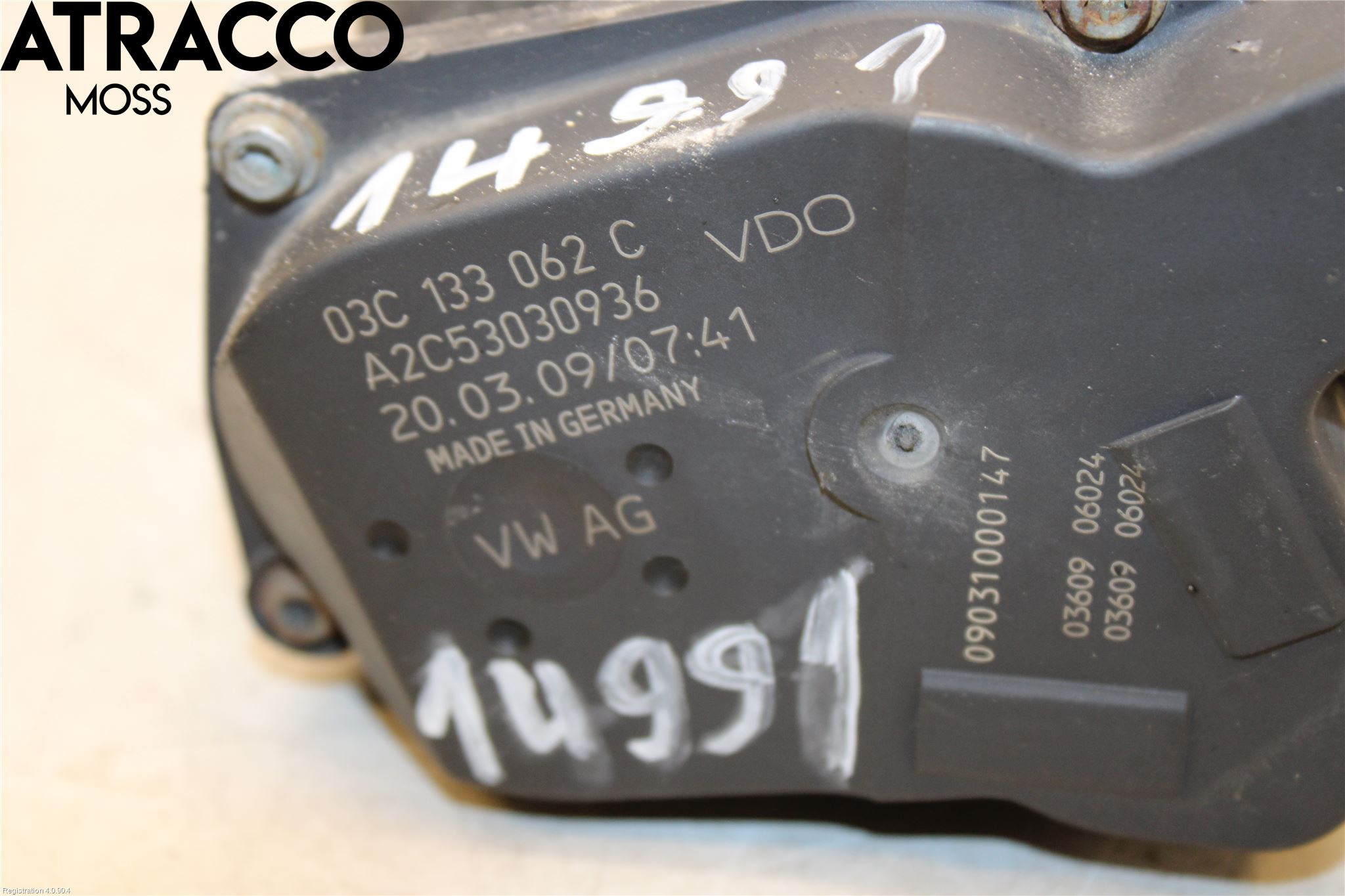 Volkswagen VW SCIROCCO 09-17 Inns Spjeldhus