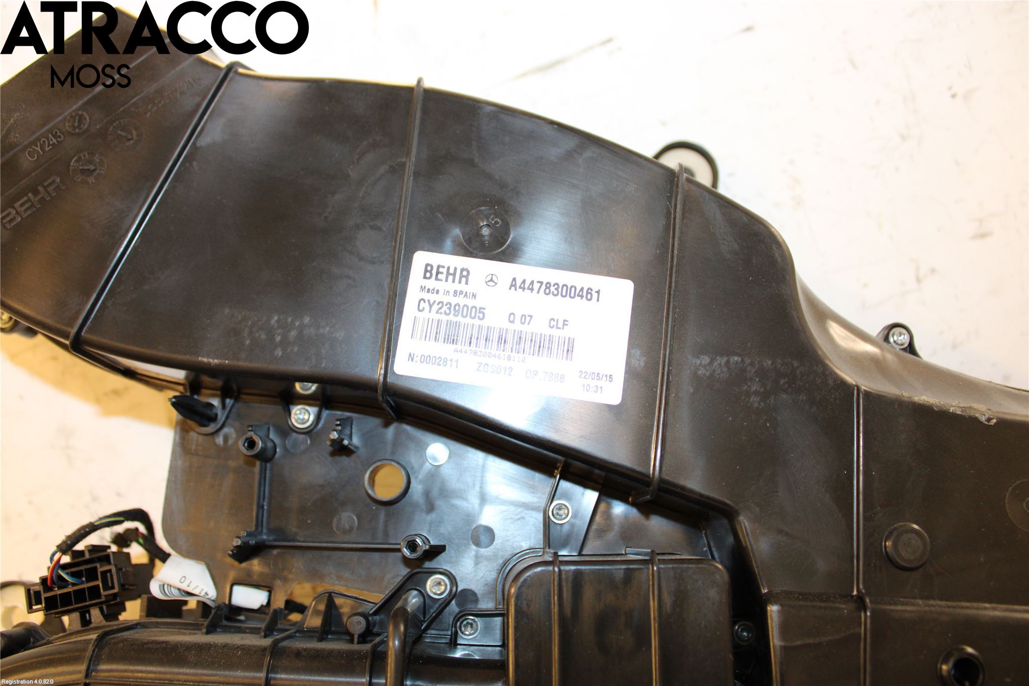 Mercedes-Benz MB VITO/V-KLASS (W640,W447,W448) 14- Varmeapparat Register Med Ac