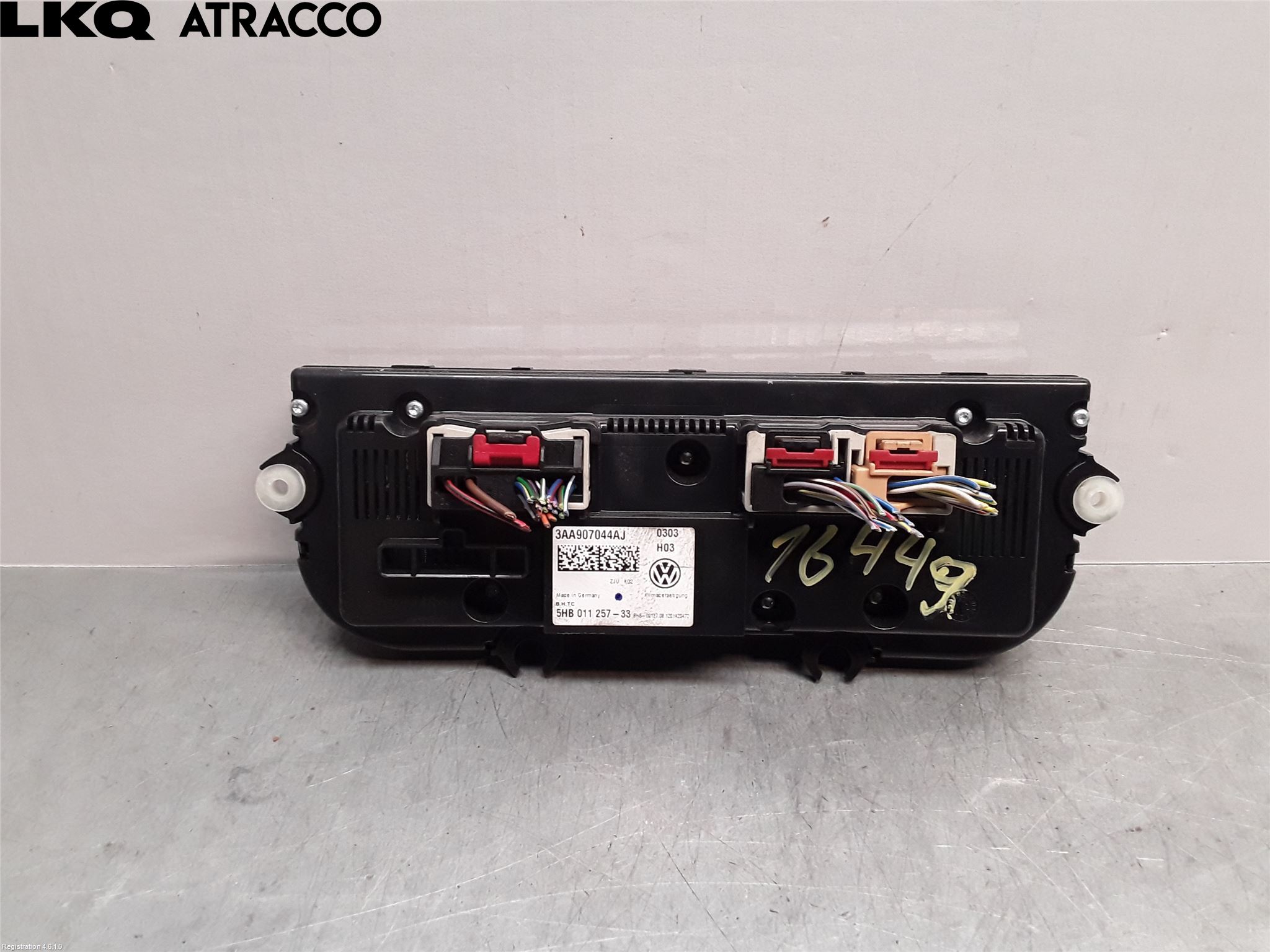 Volkswagen VW PASSAT 11-14 Varme Ac Betjening-Display