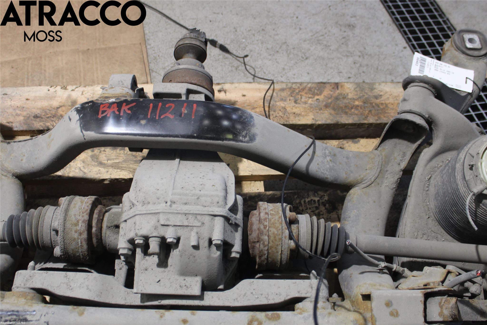 Audi A6/S6     05-11 Bakaksel Kardang Bak -Diff