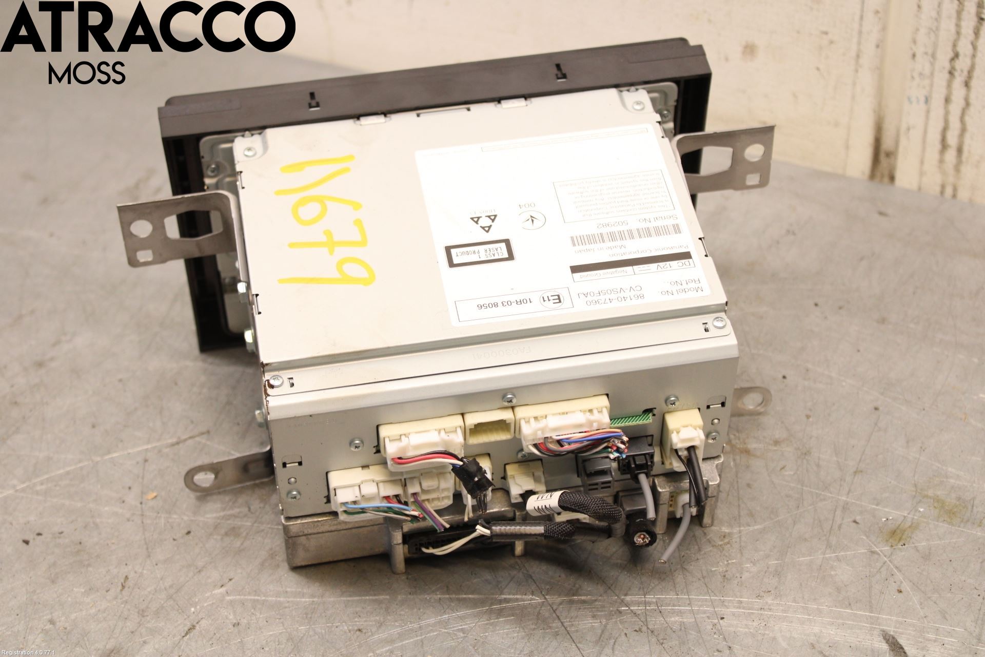 Toyota PRIUS (ZVW50) 16-21 Stereo Radio Med Cd