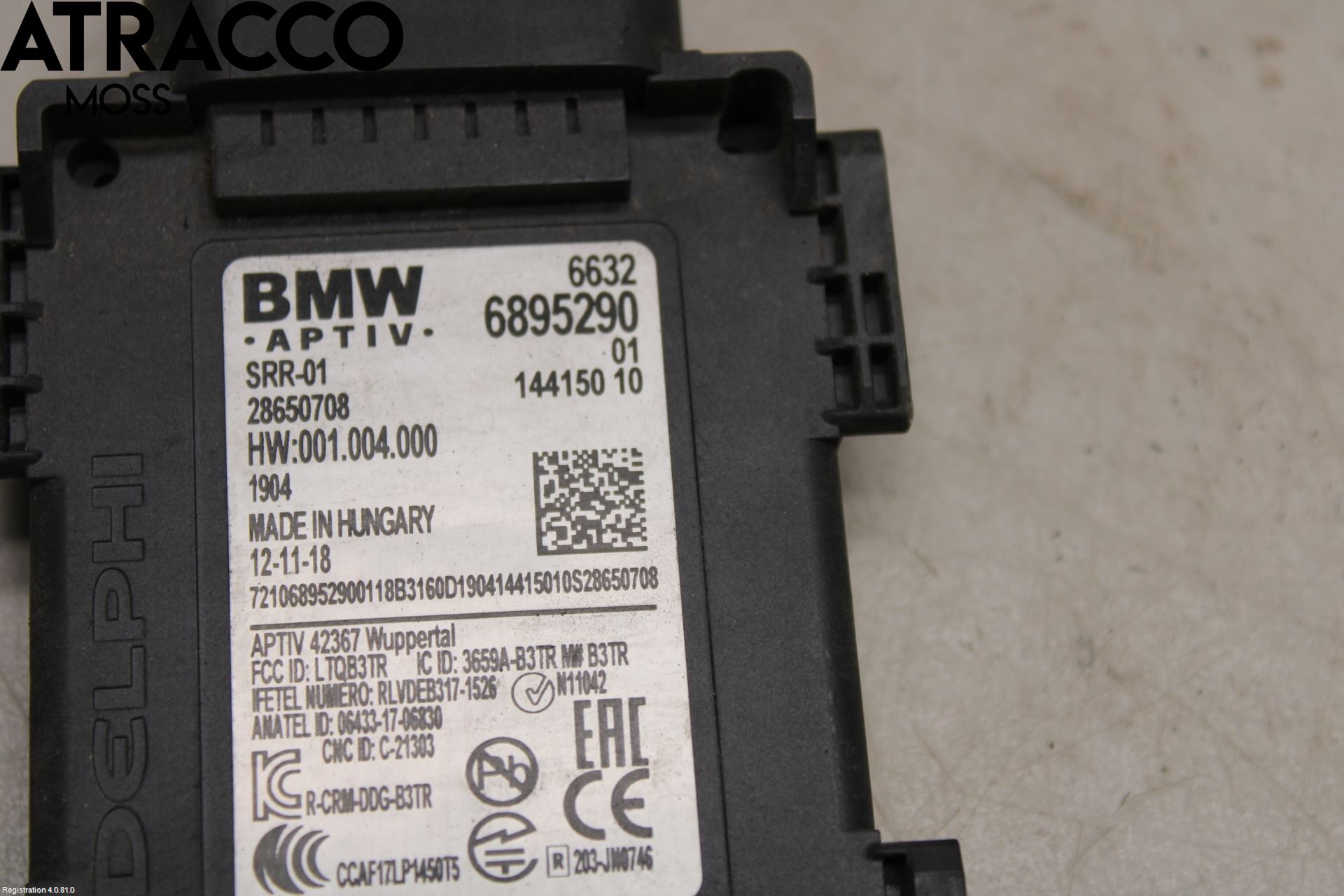 BMW 5 G30/G31/F90 17-23 Styreenhet Parkering