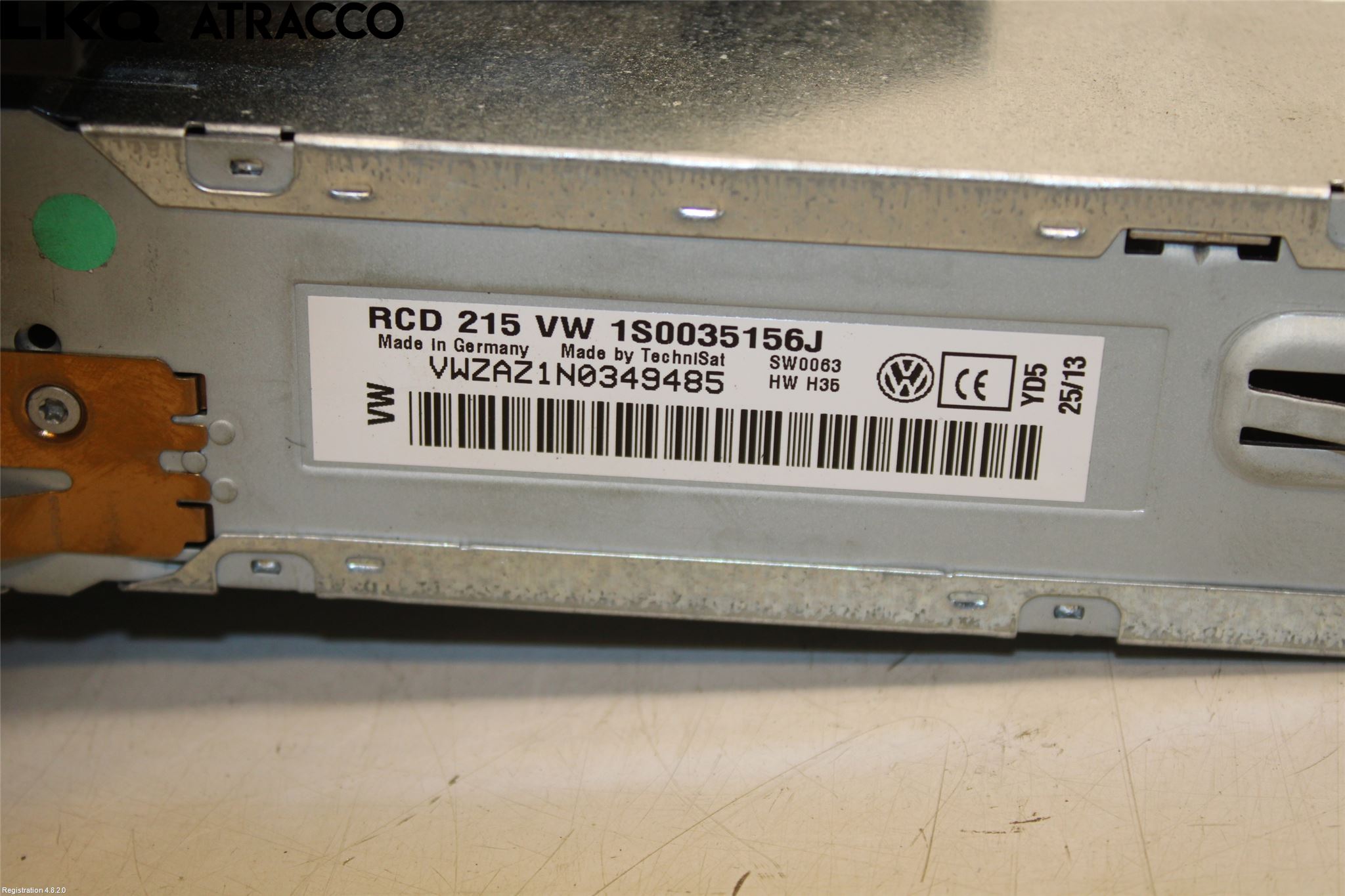 Volkswagen VW UP! / E-UP! Stereo Radio Med Cd