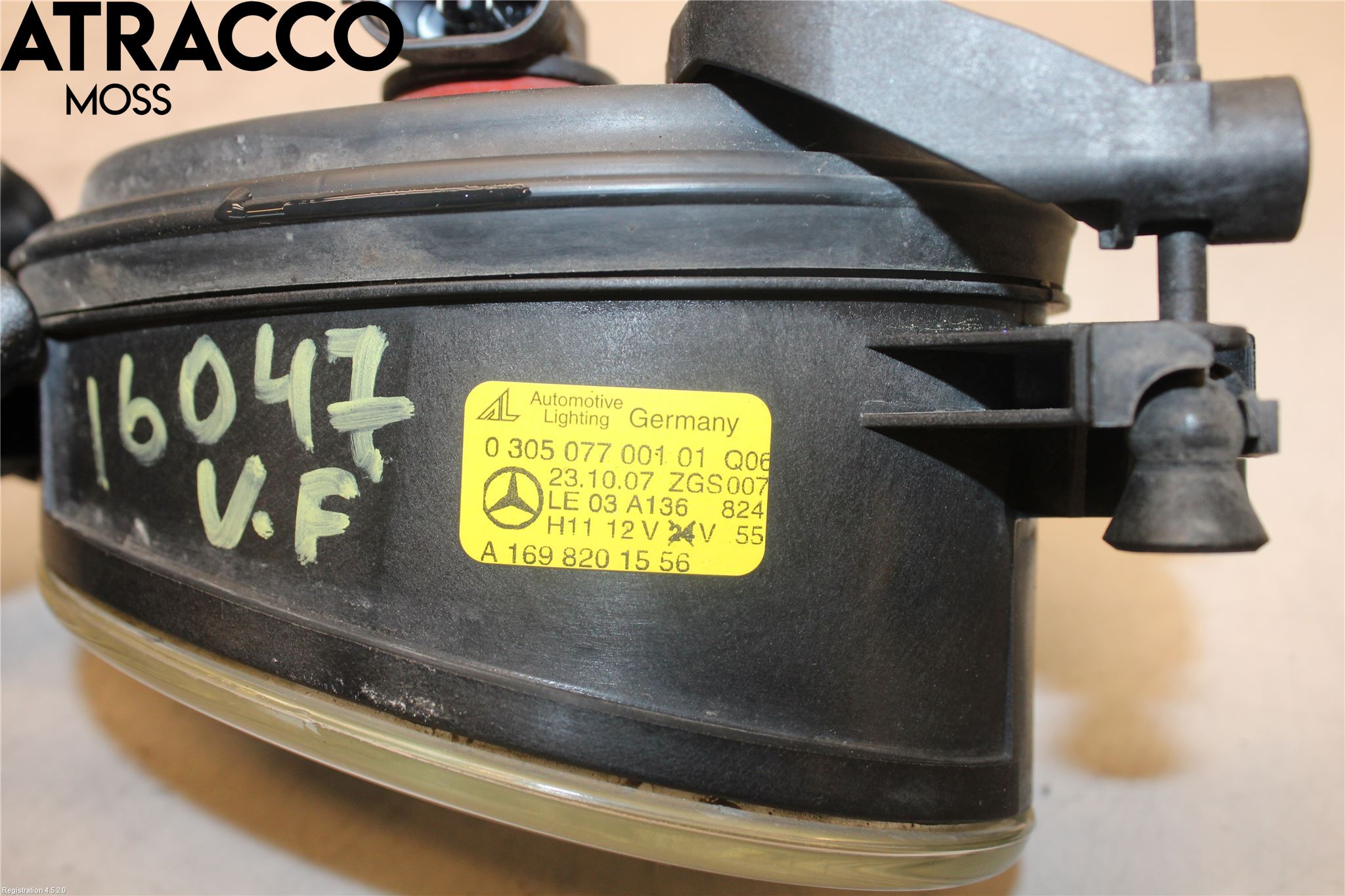 Mercedes-Benz MB C-KLASS (W204) 07-15 Frontlykt-Kurve-Tåkelys