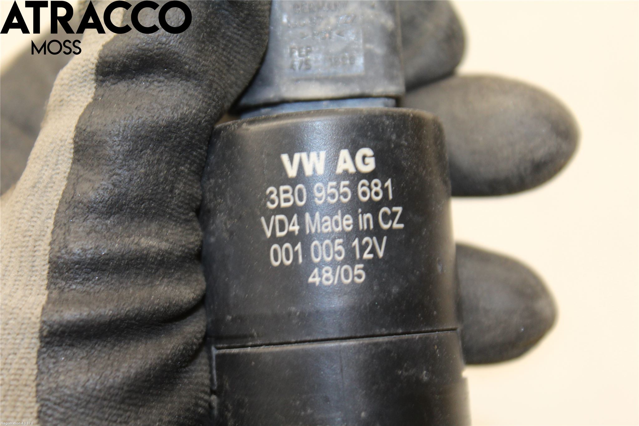 Volkswagen VW TOUAREG 7L 03-10 Spylerpumpe Høytrykk