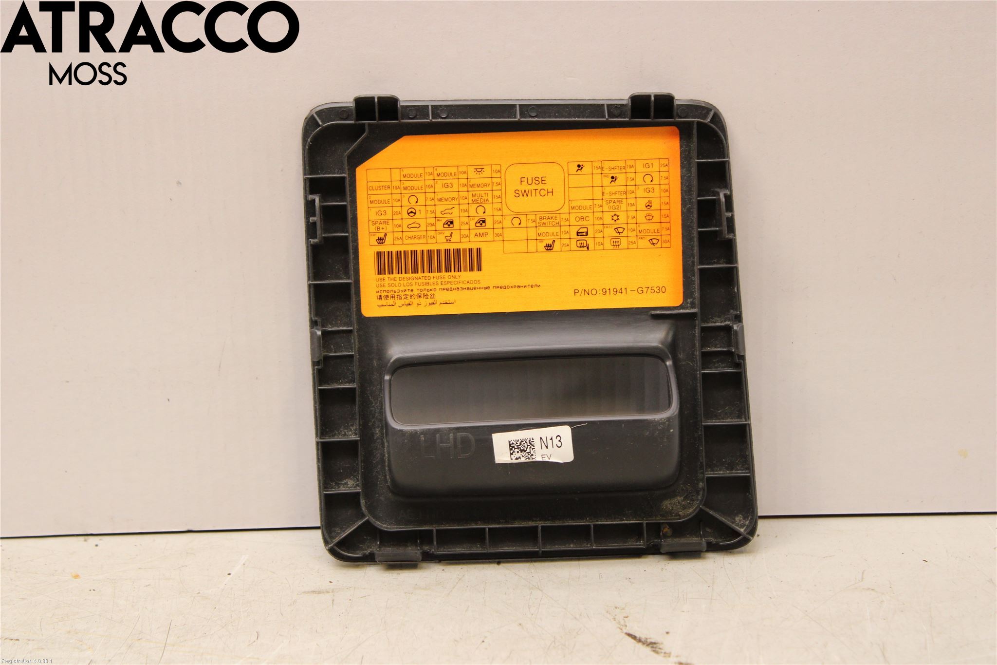 Hyundai IONIQ AE 17-22 Innvendig Takbrakett